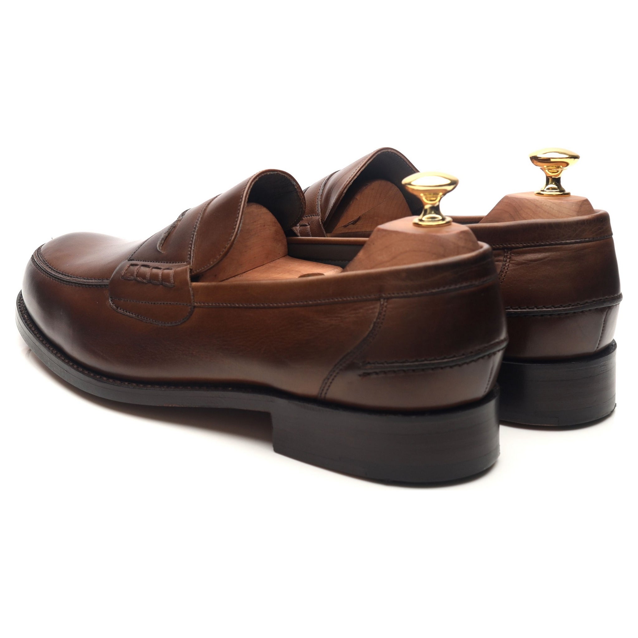 Barker mocassins cuir marron foncé pointure 9