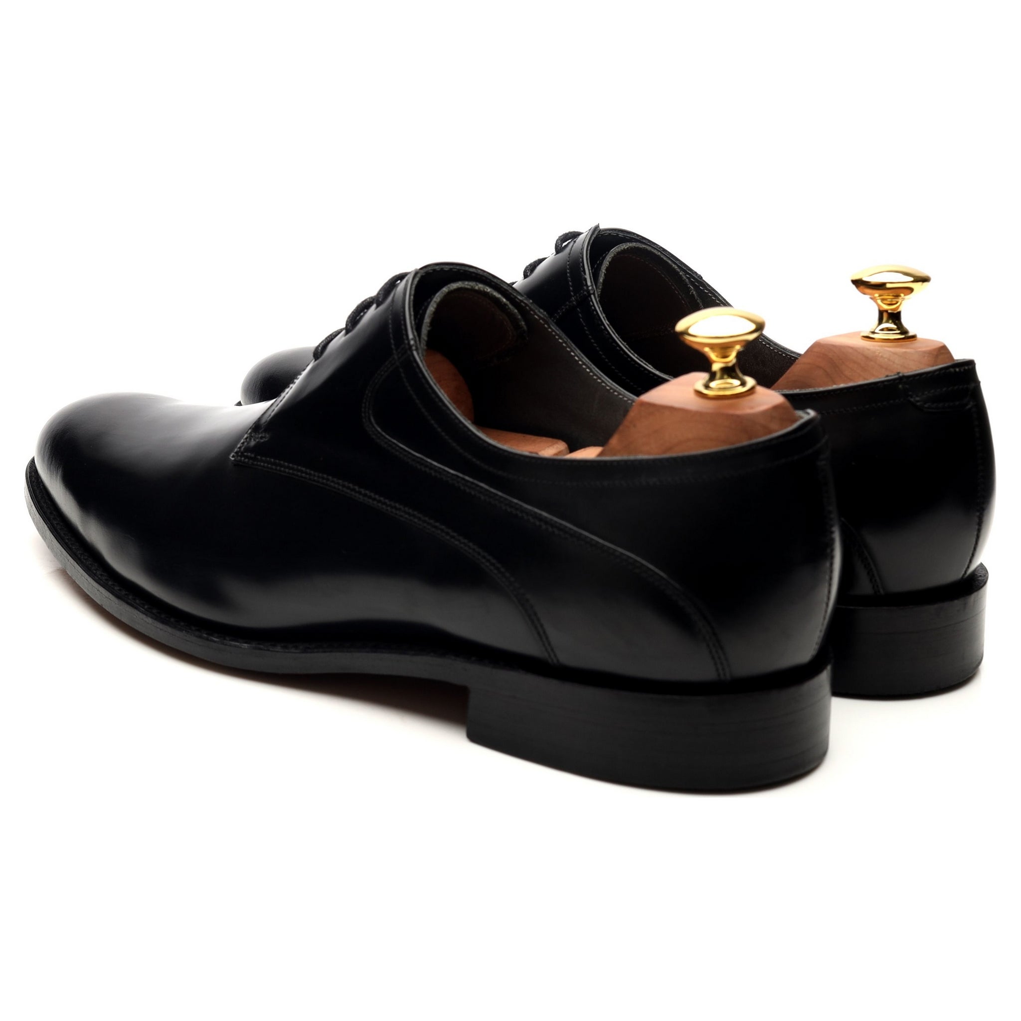 Barker Wickham derbies cuir noir brillant UK 9 G
