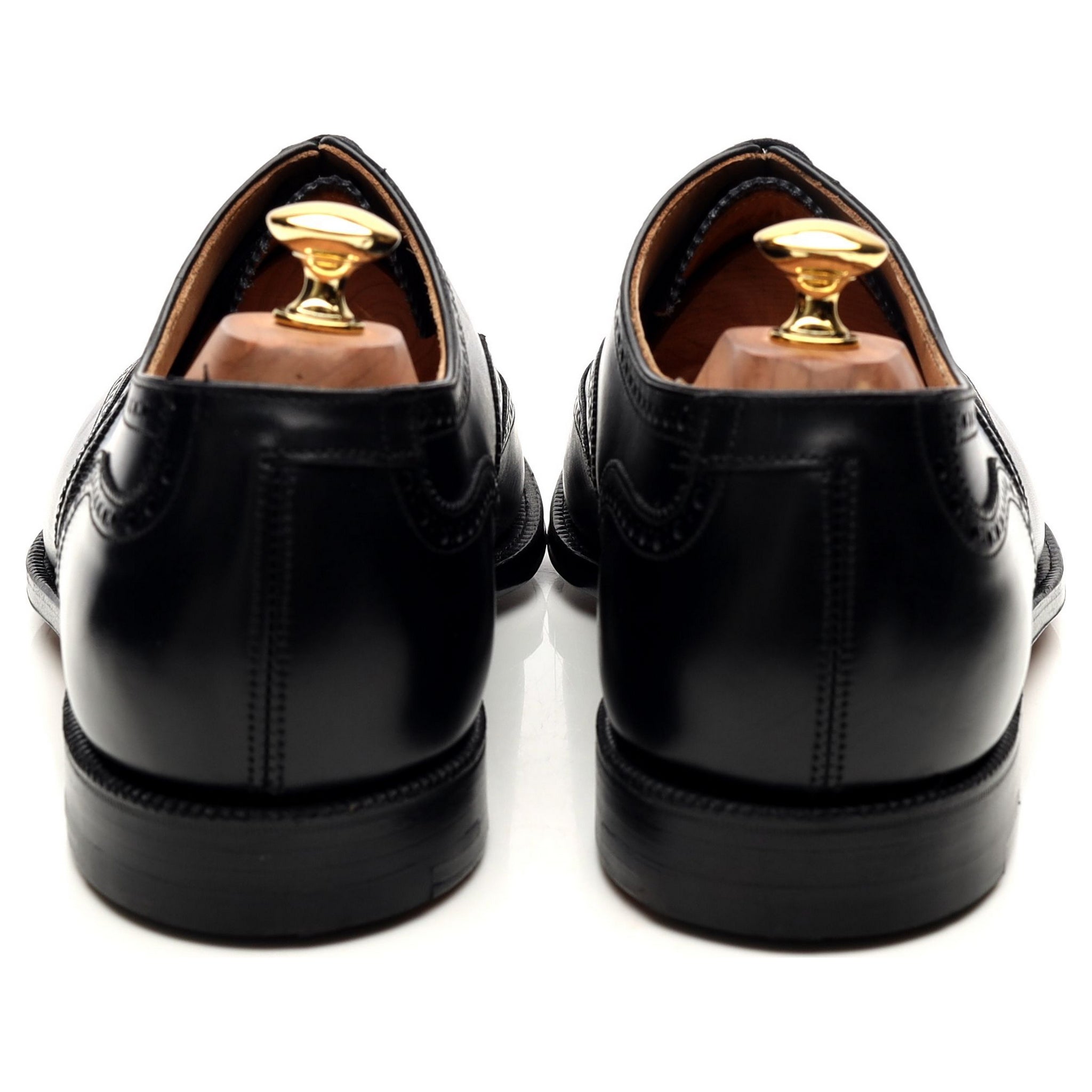 Henry Maxwell oxford brogue cuir noir pointure UK 10.5