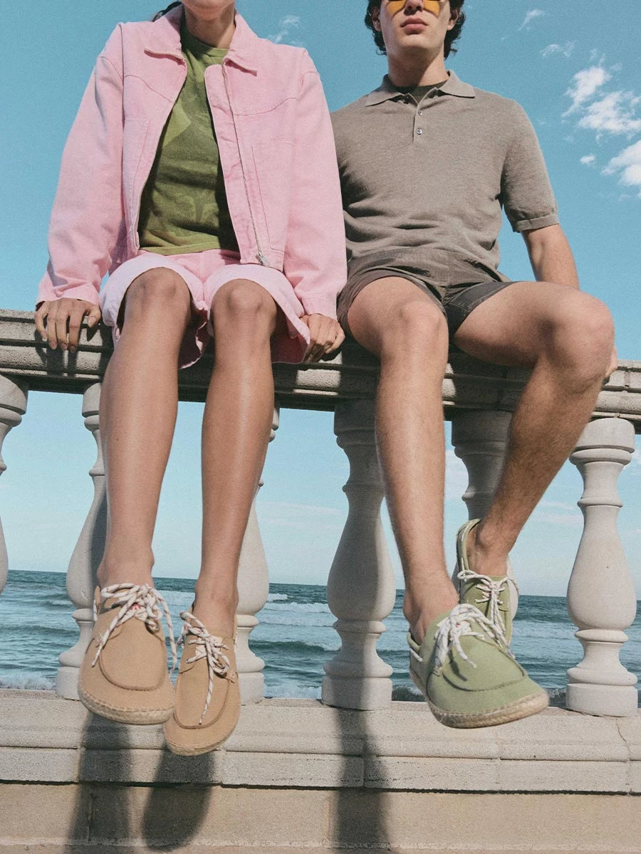Toni Pons 026 Jute espadrille barefoot cuir lacets