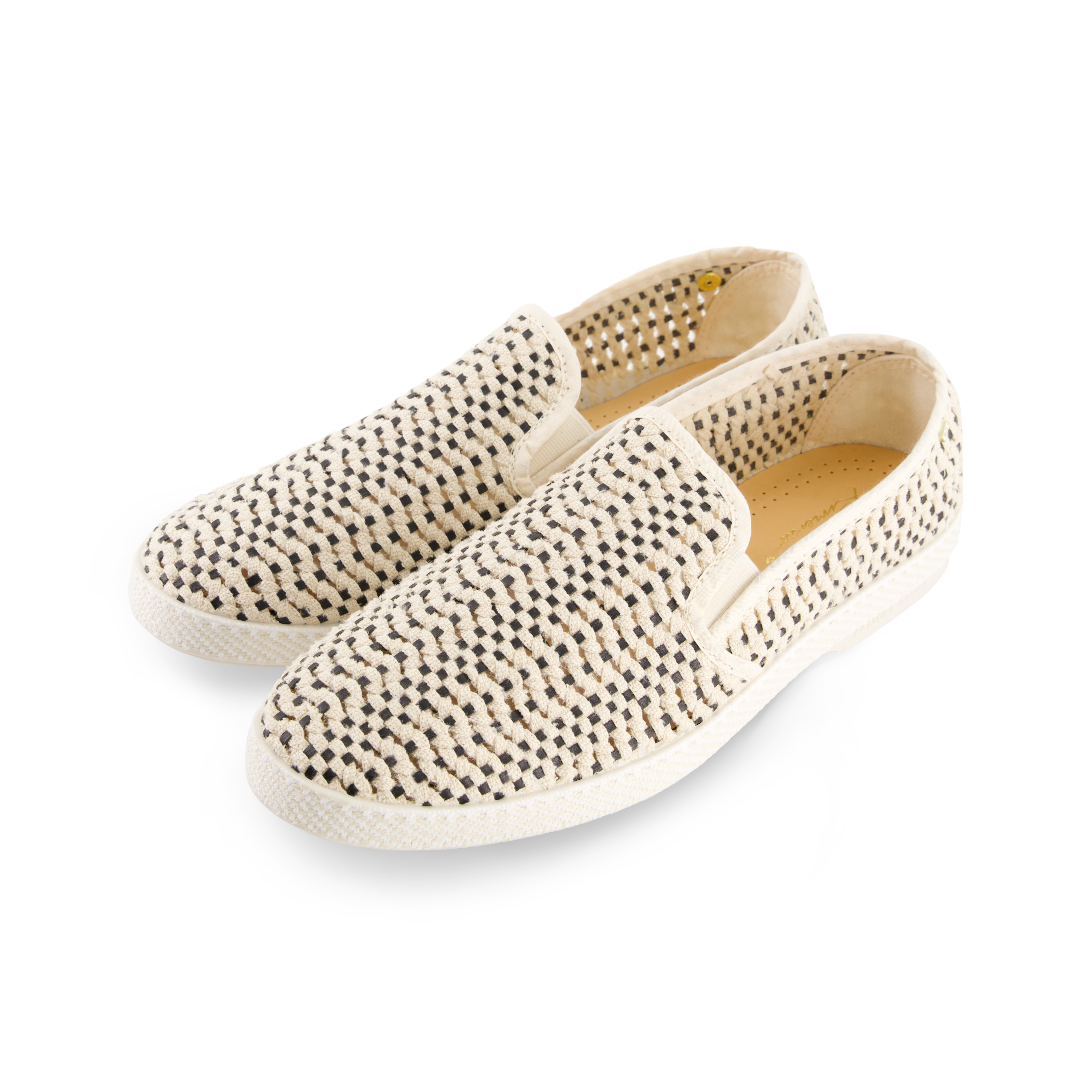 Rivieras Classic Roma Ecru espadrilles tissées écru