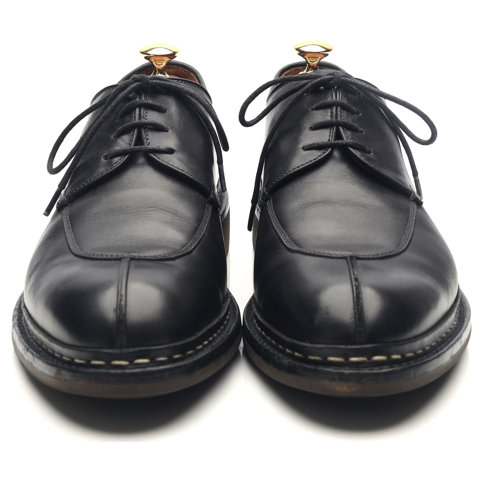 Heschung Rhus derbies cuir noir UK 9