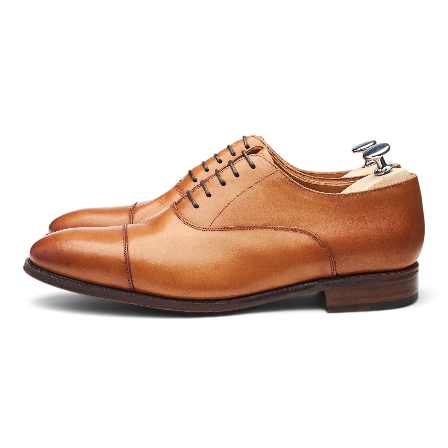Meermin 101534 richelieu cuir marron clair UK 8