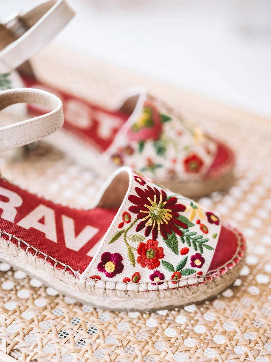 Toni Pons Tamariu espadrilles talon 3,5 cm brodées