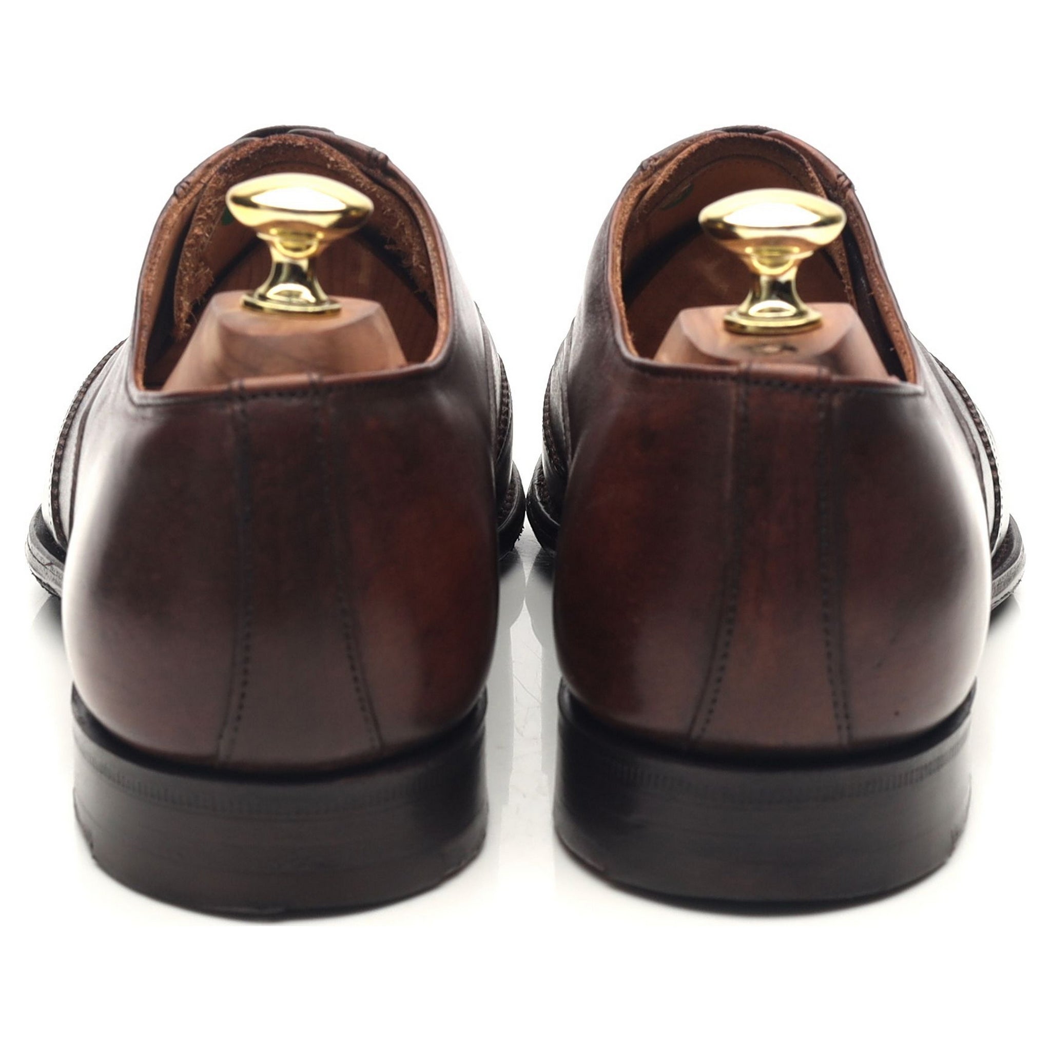Jil Sander oxford cuir marron foncé pointure UK 7
