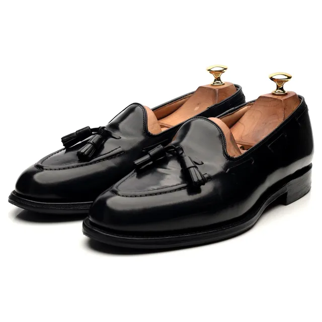 Church's Melbourne mocassins cuir noir UK 9 glands