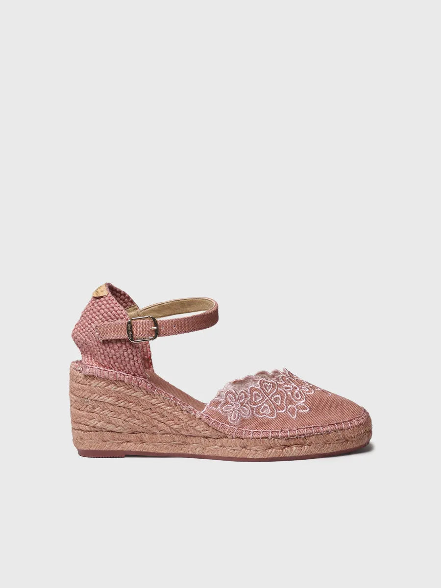 Toni Pons Naiara espadrille compensée fleurie