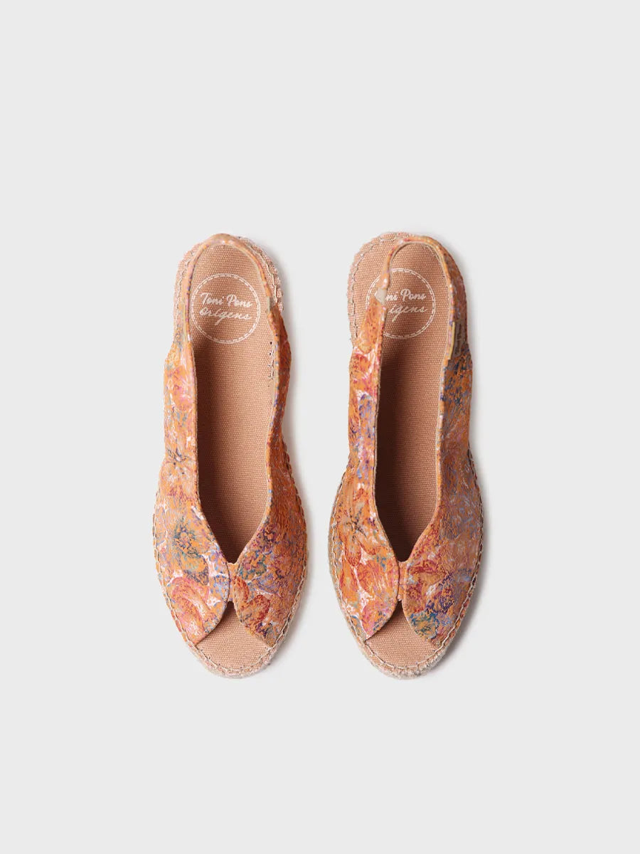 Toni Pons Laila-LL espadrille cuir multicolore 7 cm