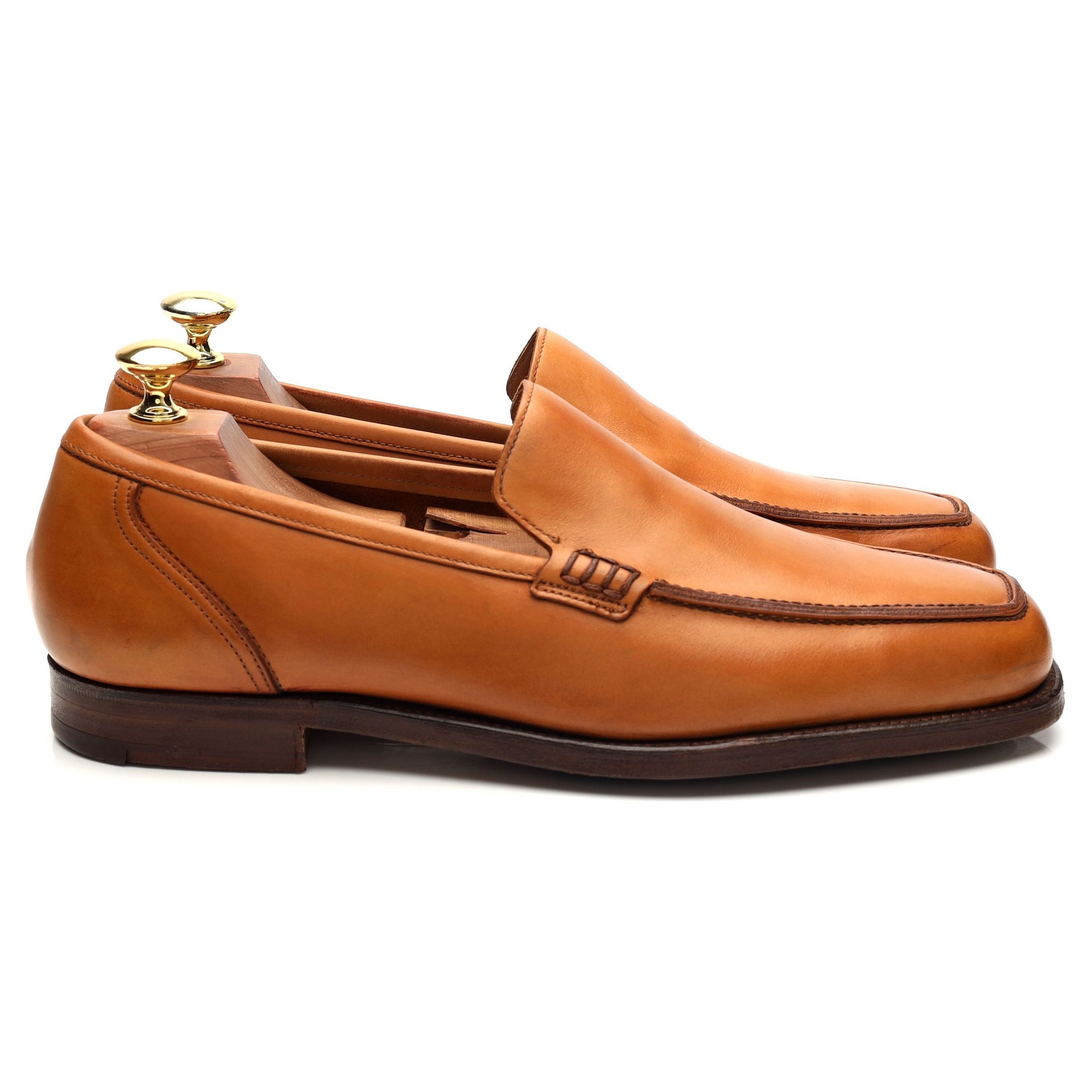 Crockett & Jones Kent mocassins cuir marron 8 UK