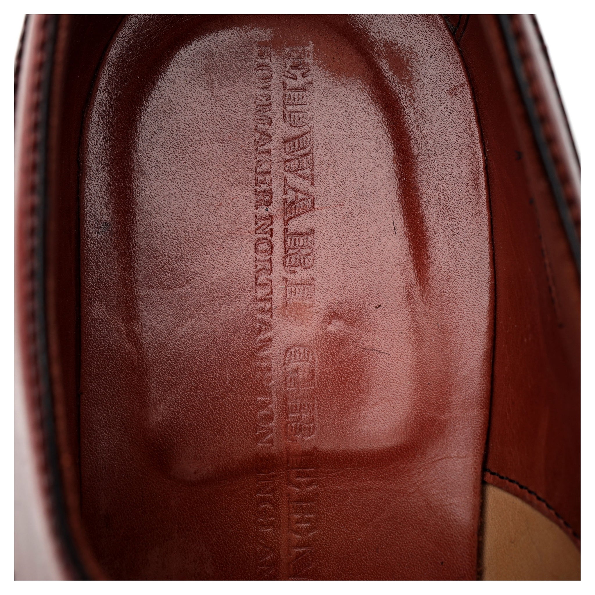 Edward Green Beaulieu richelieu cuir bordeaux UK 8.5