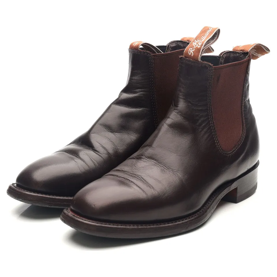 R.M. Williams Comfort Macquarie bottines chelsea marron 37 cuir