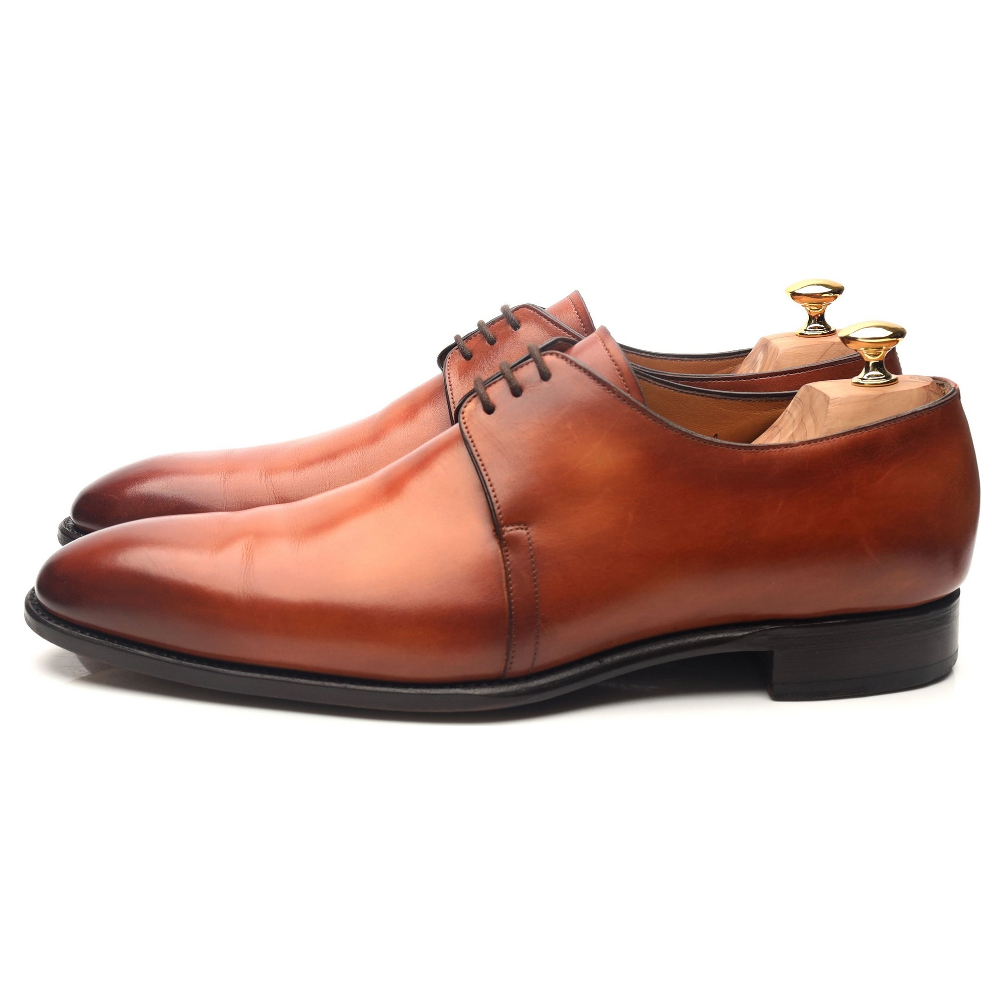 Carlos Santos Michael derby cuir marron UK 12 E