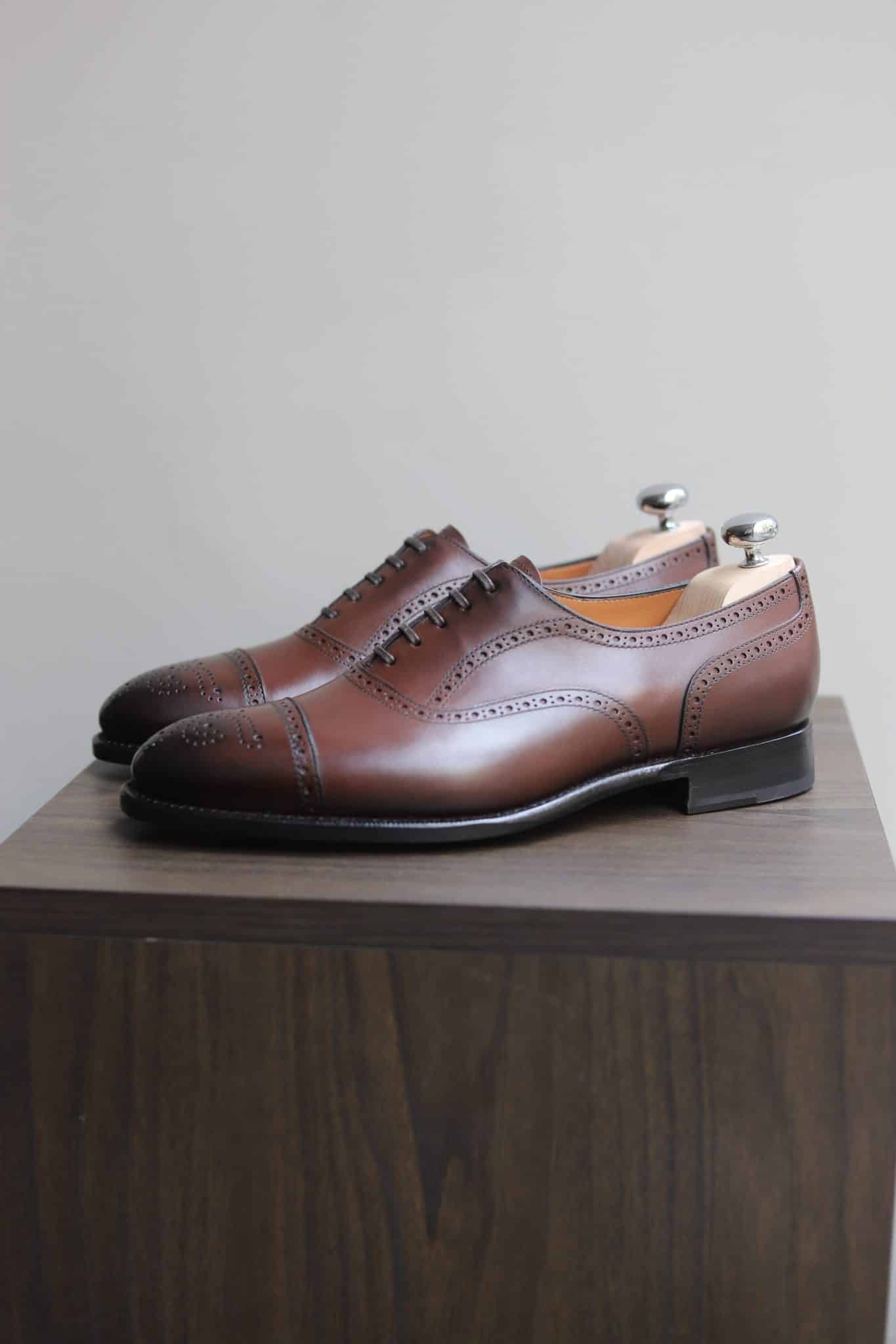 Malfroid Rosewood II richelieu cuir marron Goodyear