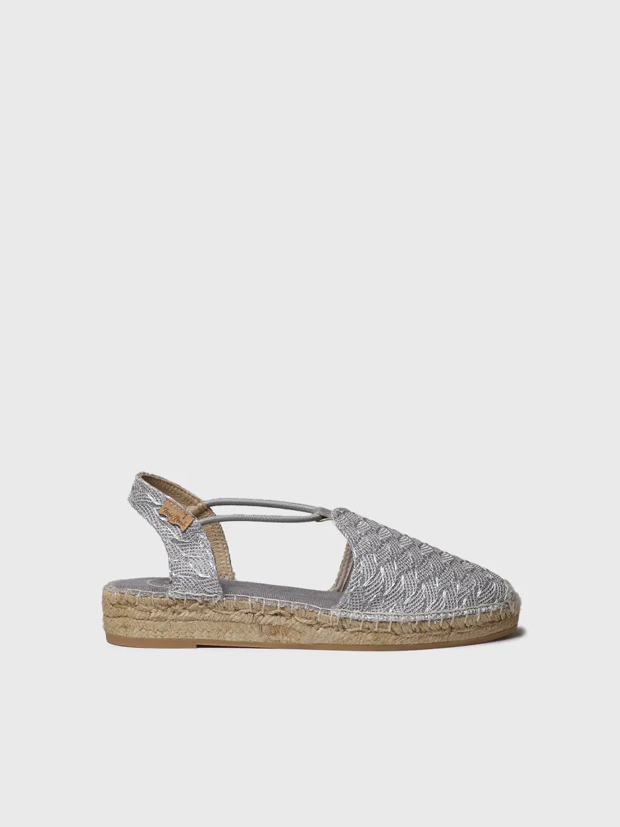 Toni Pons Nerea-CG espadrille plate brillante élastique