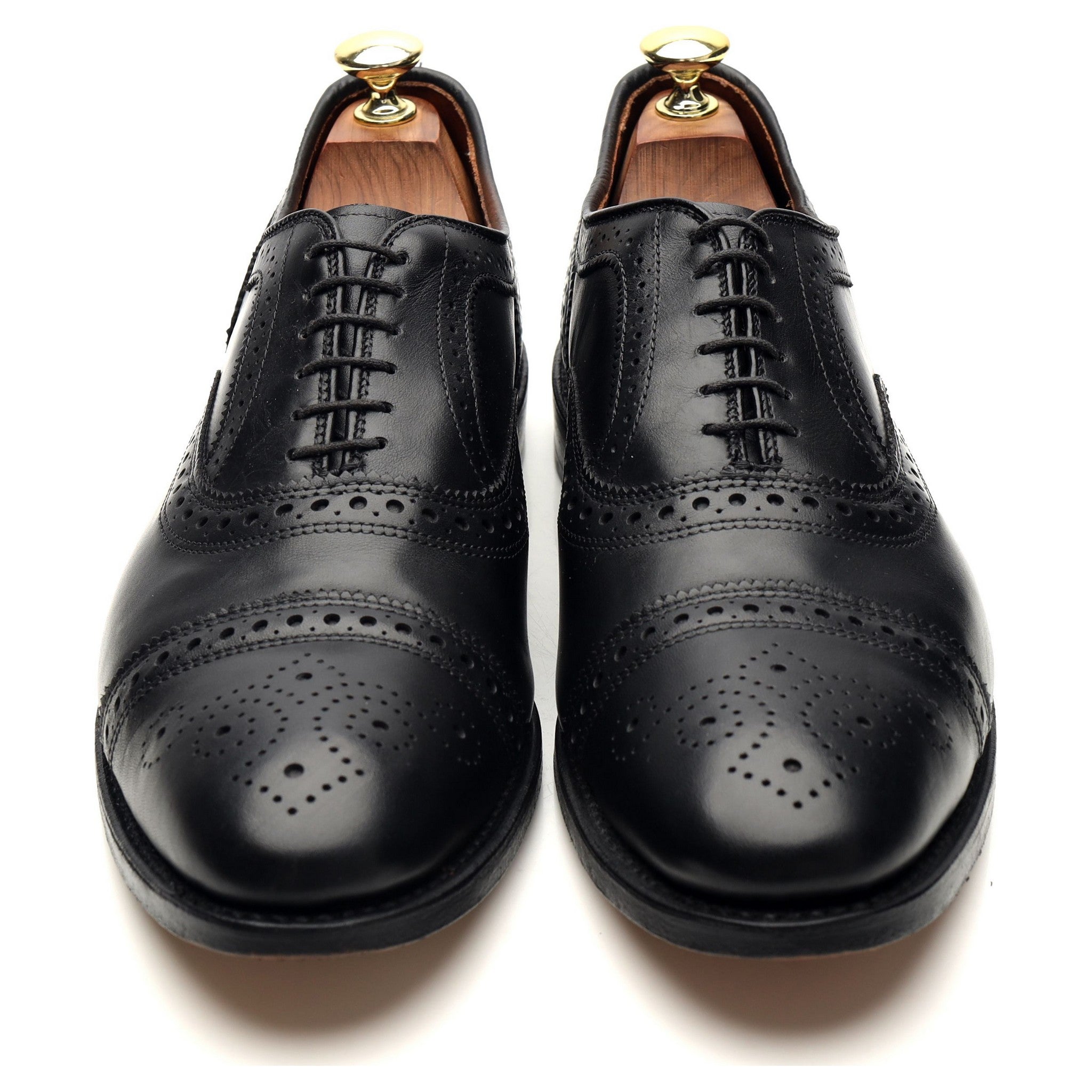 Allen Edmonds Strand oxford cuir noir pointure UK 8,5 brogue