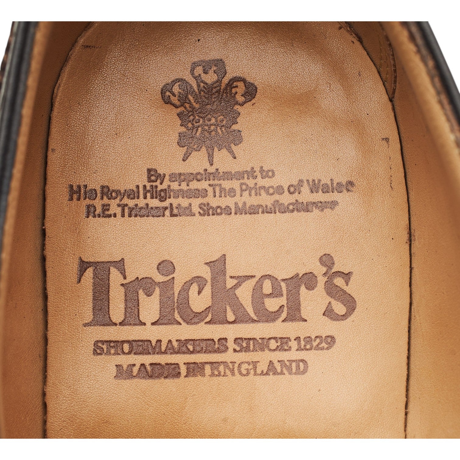 Tricker's Epsom richelieu cuir marron pointure UK 6.5
