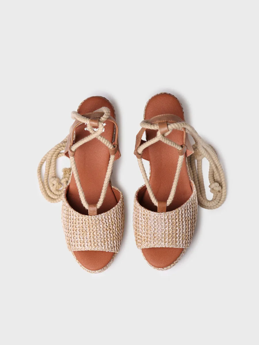 Toni Pons Tamesis espadrilles raphia talon 8 cm