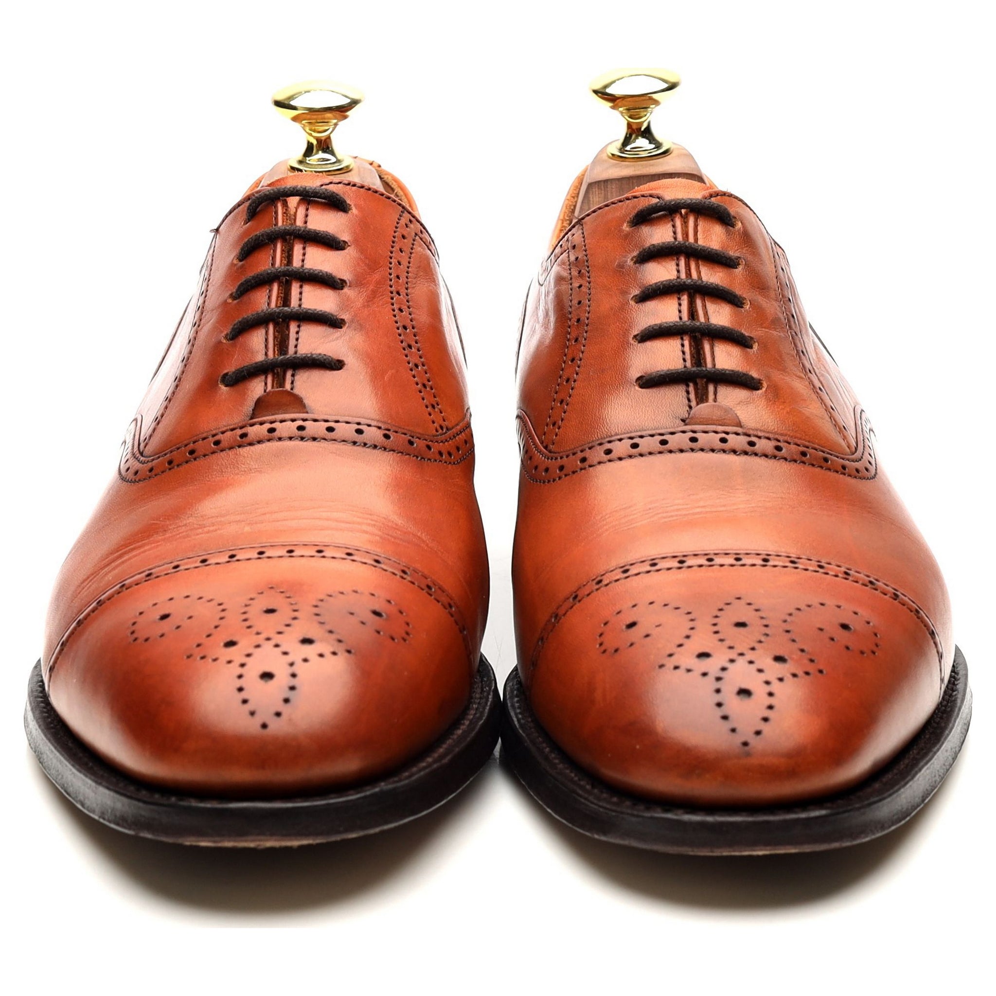 Cheaney Harris oxford brogue cuir marron UK 7