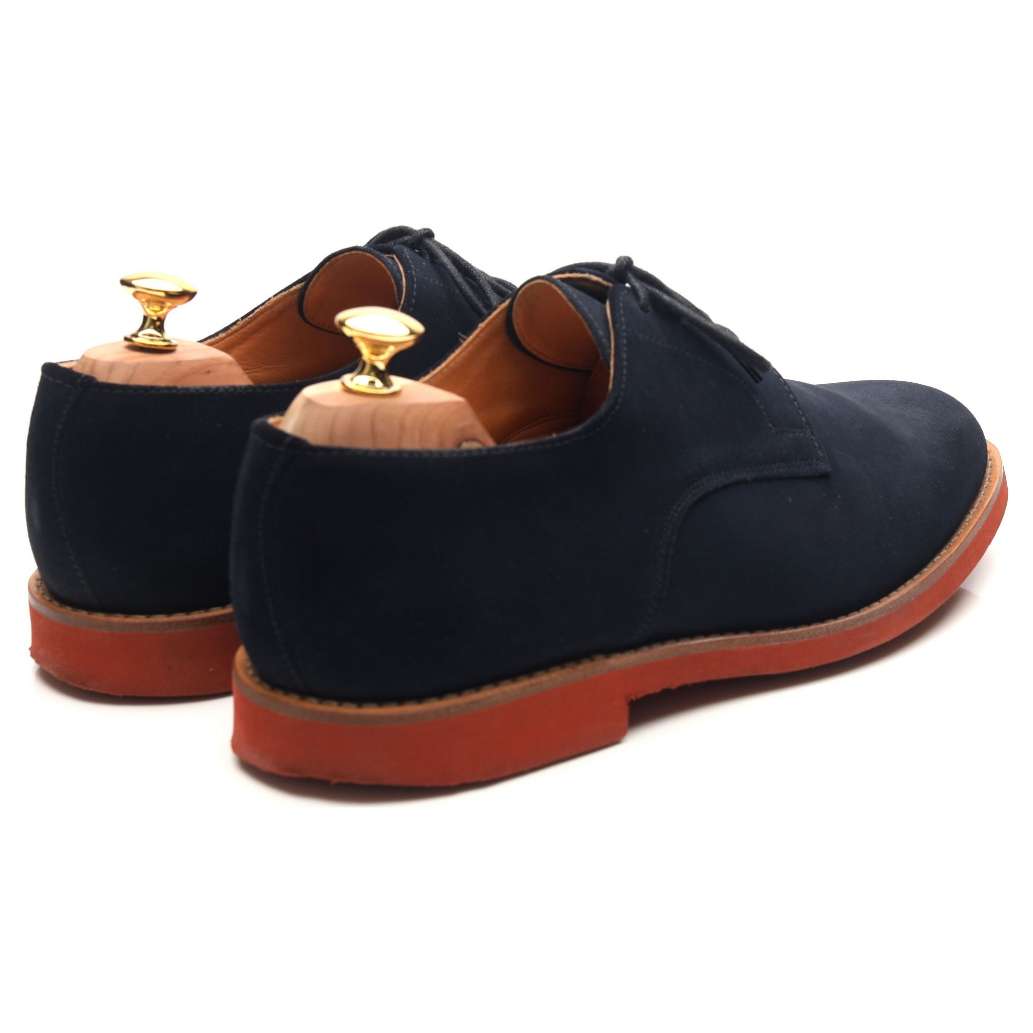 Mark McNairy Derby Suède Bleu Marine UK 11