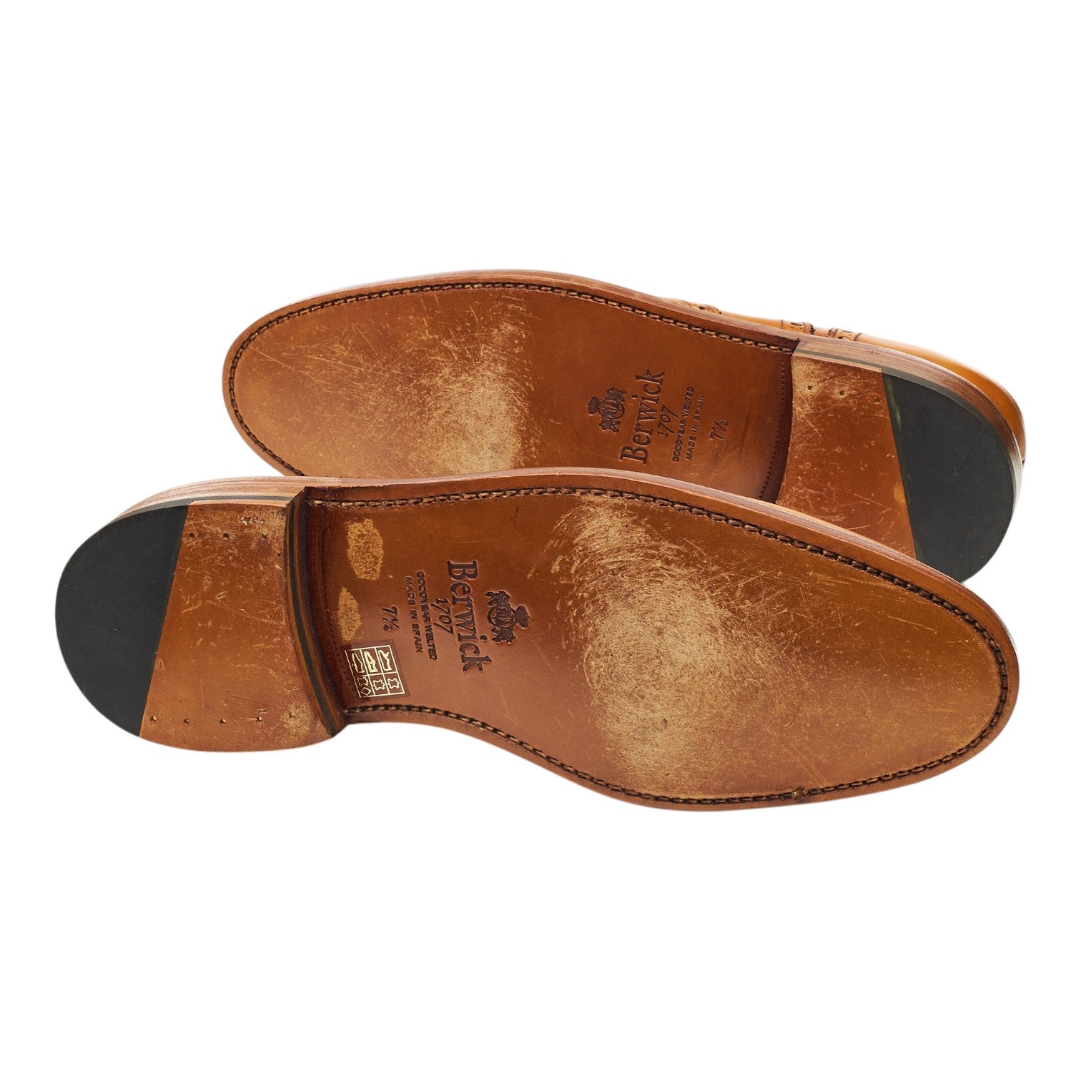 Berwick Balfour 2817 oxford cuir marron UK 7.5