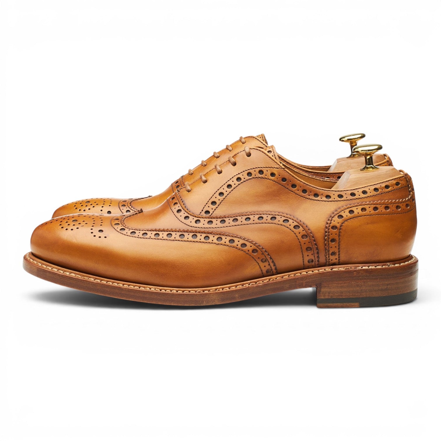Berwick Balfour 2817 oxford cuir marron UK 7.5