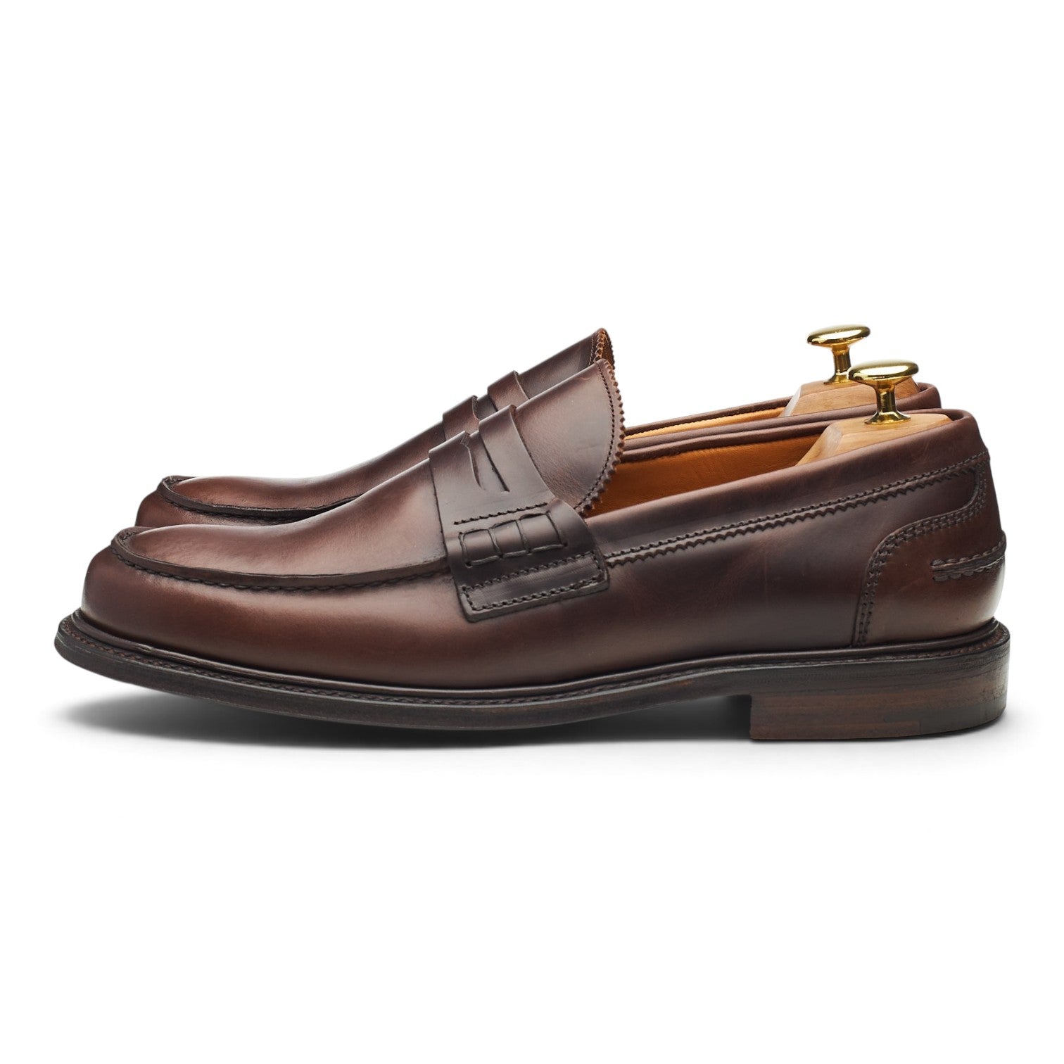Cheaney Dorking mocassins homme bout fendu marron UK 8.5