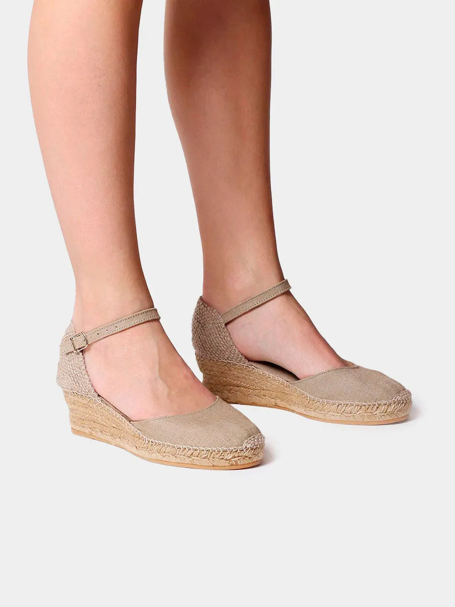 Toni Pons Romina espadrilles compensées toile vegan