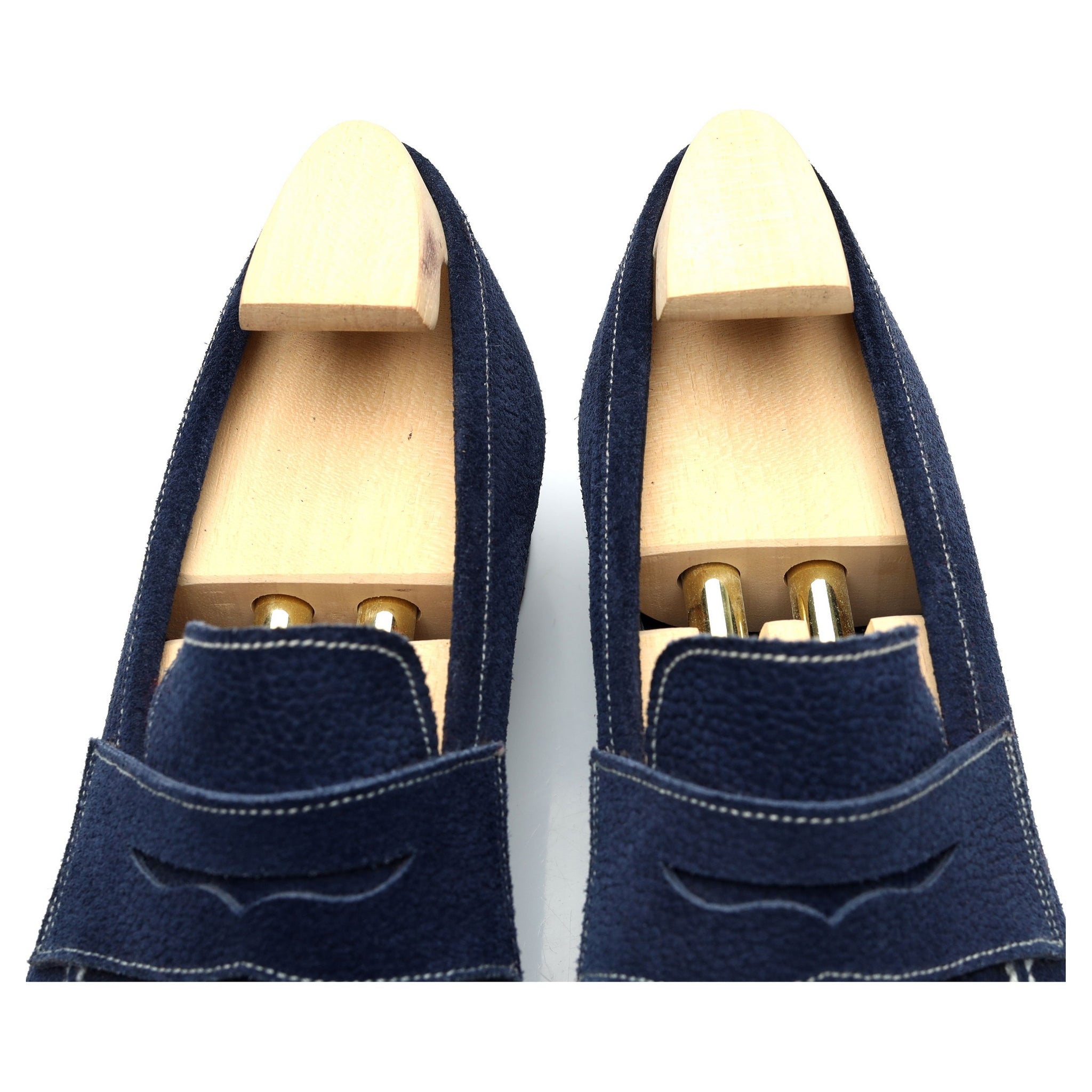 The Sabot mocassin daim grainé bleu pointure 8