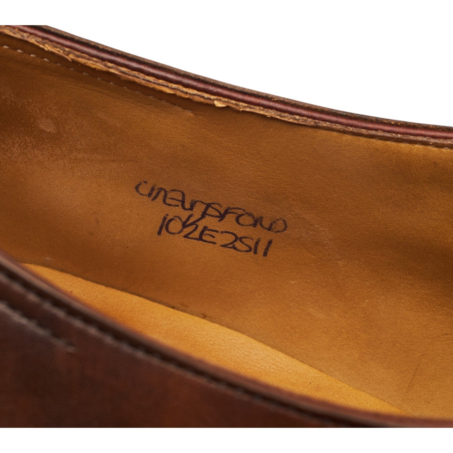 John Lobb Chelmsford derby cuir marron museum UK 10,5