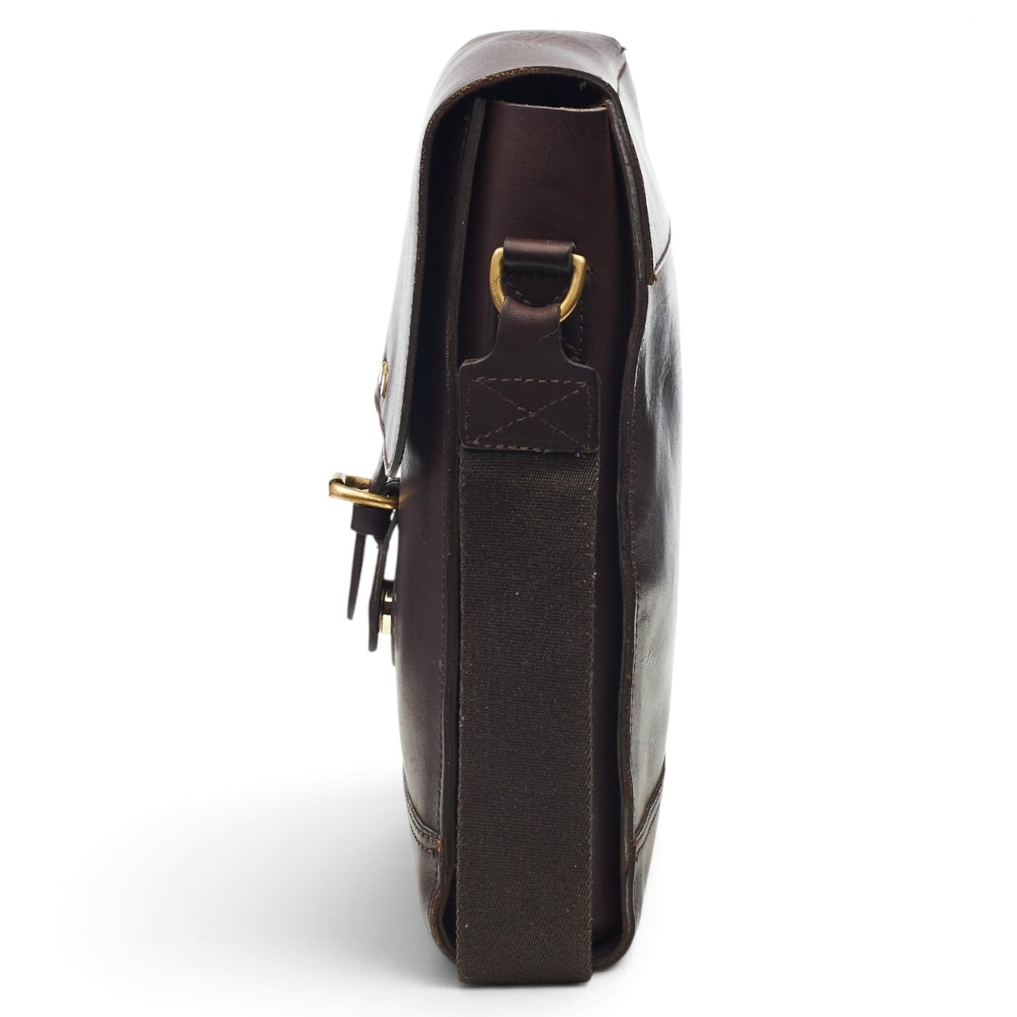Tricker's Messenger Sacoche Cuir Marron Foncé