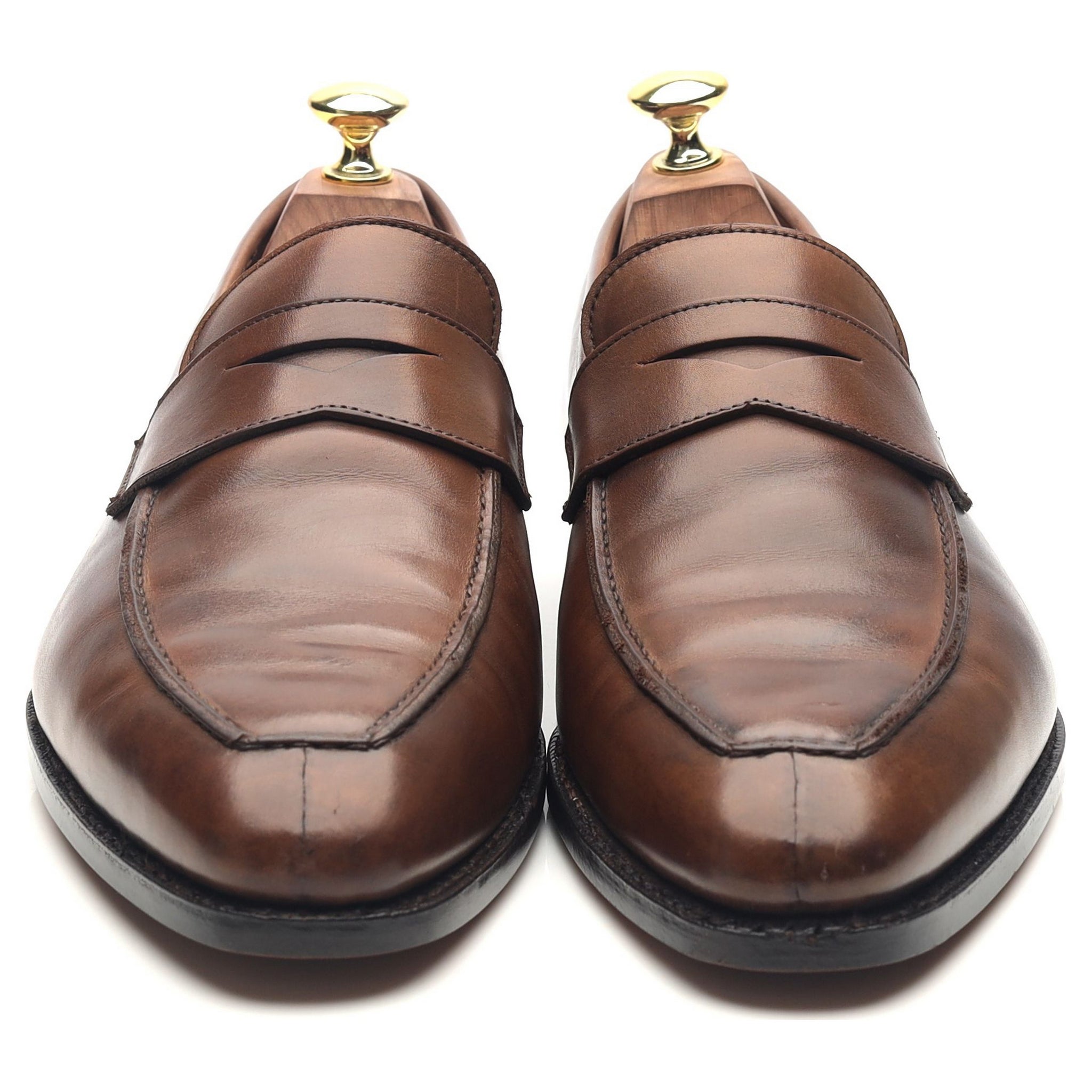 Crockett & Jones Bury mocassins cuir marron 7.5 UK