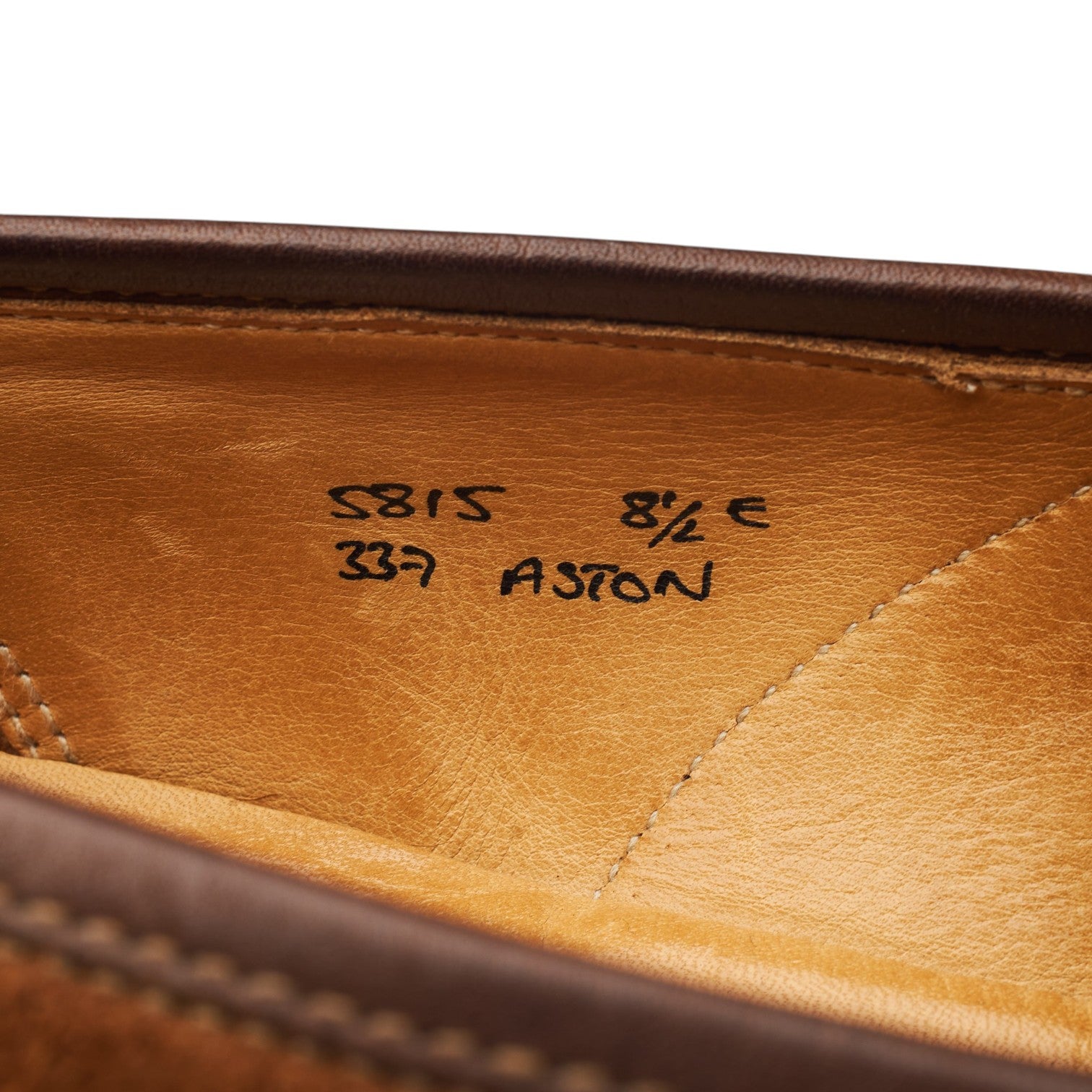 Foster & Son Aston mocassin suède marron 8,5