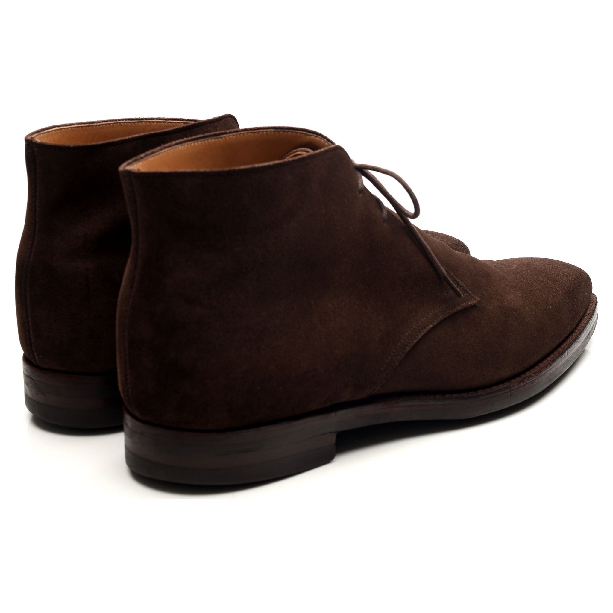 Crockett & Jones Tetbury bottines daim marron UK 10