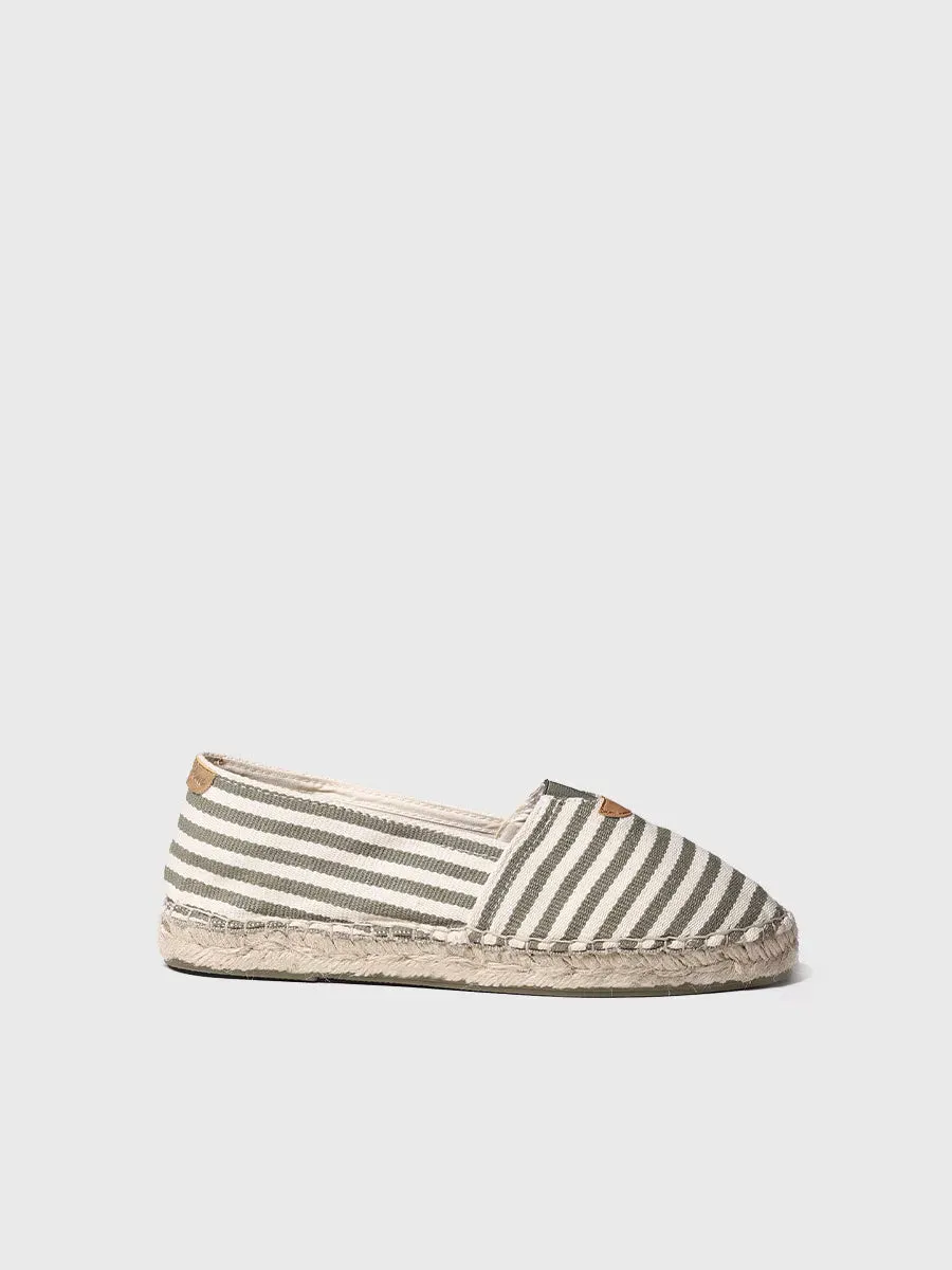 Toni Pons Blanes-DD espadrilles toile kaki vegan