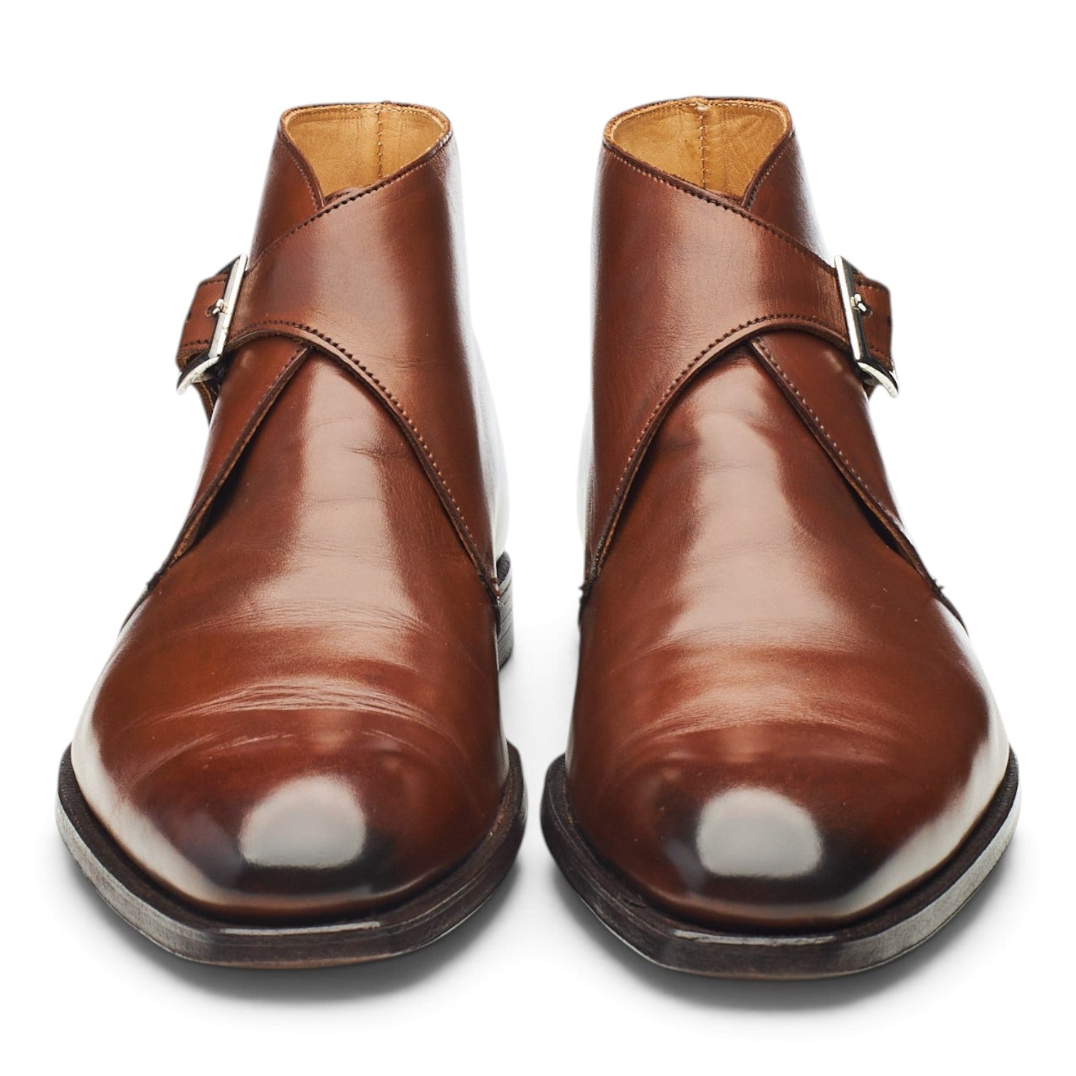 Crockett & Jones Bagshot 2 boots moine cuir marron UK 6.5