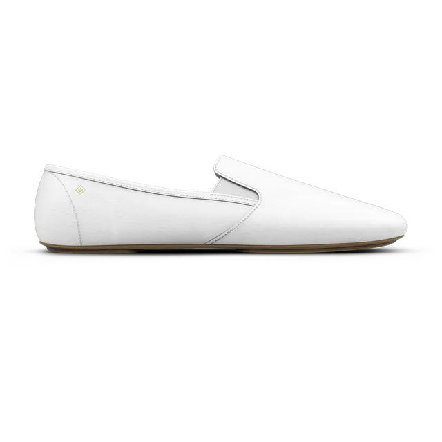 Rivieras Jazz J1000 Espadrille Blanc Cuir Lisse