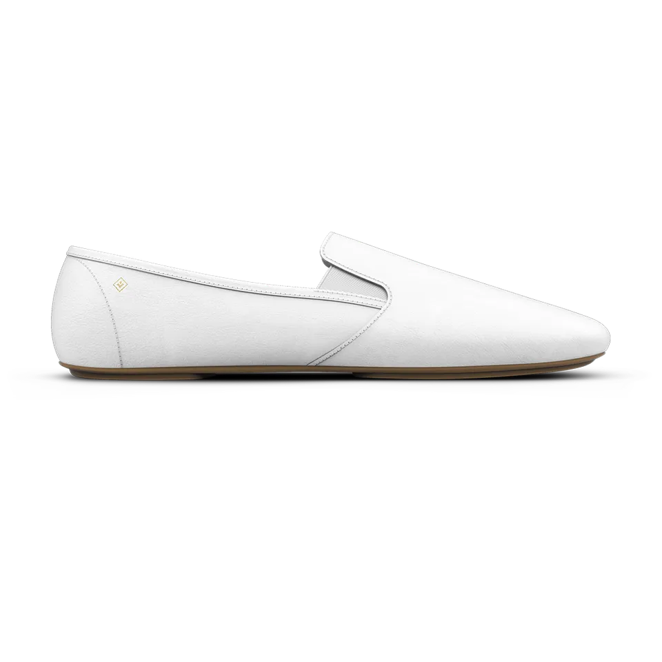 Rivieras Jazz J1000 Espadrille Blanc Cuir Lisse