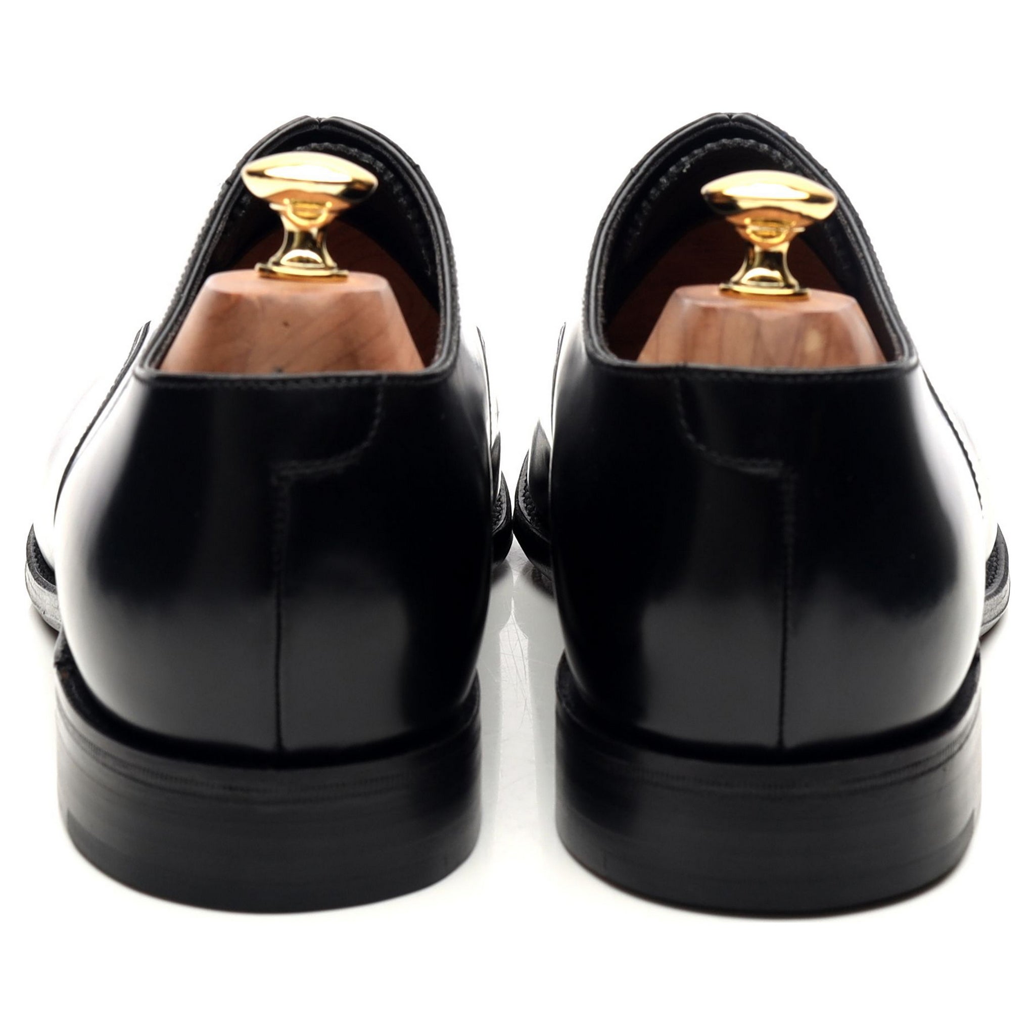 Herring Knightsbridge derbies cuir noir pointure UK 10
