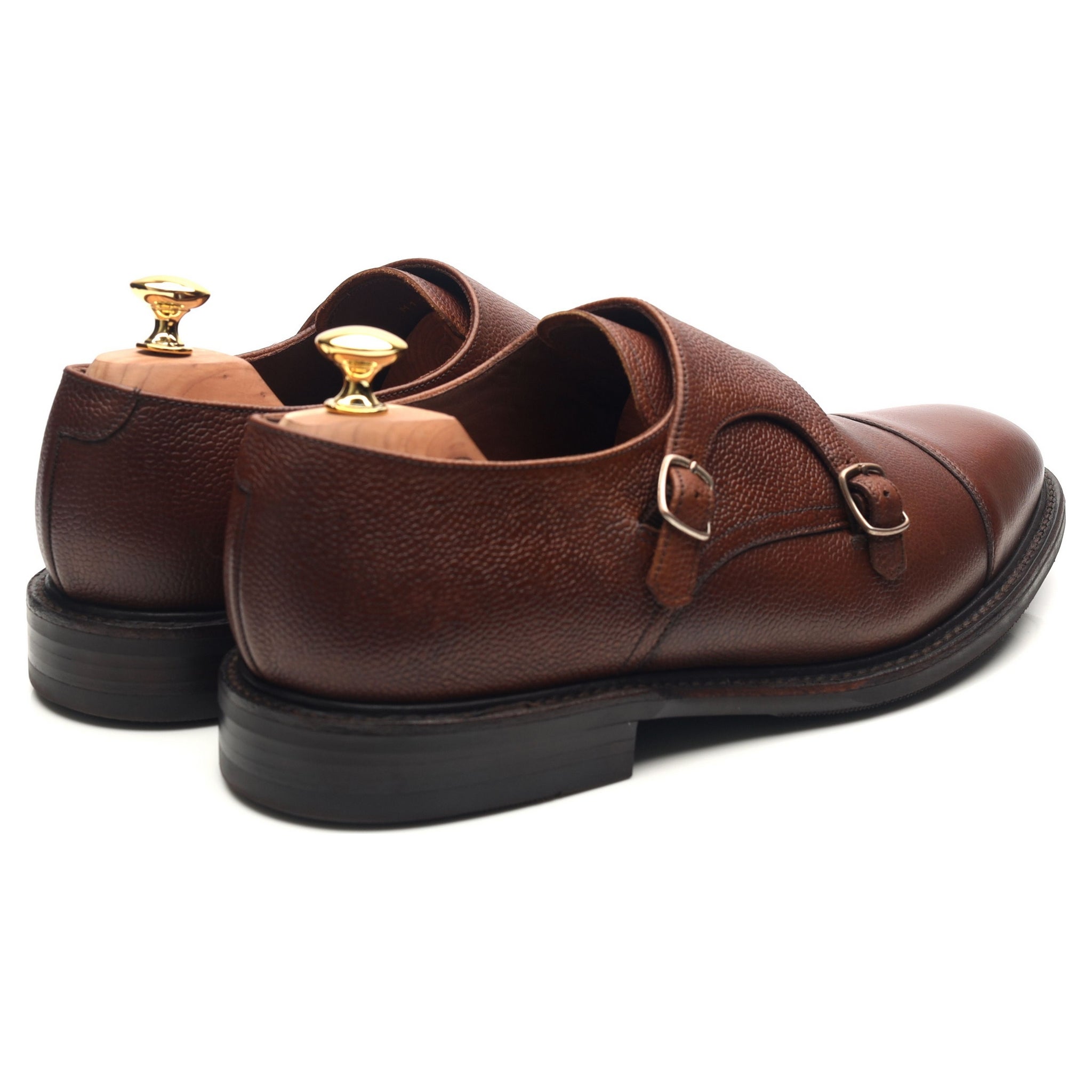 Loake 1880 Benedict double boucle cuir marron UK 11