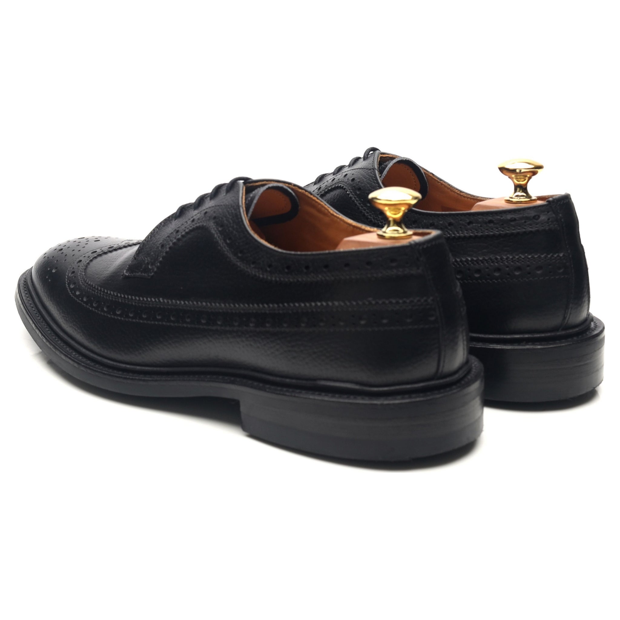 Tricker's Richard derby cuir noir grainé 8,5