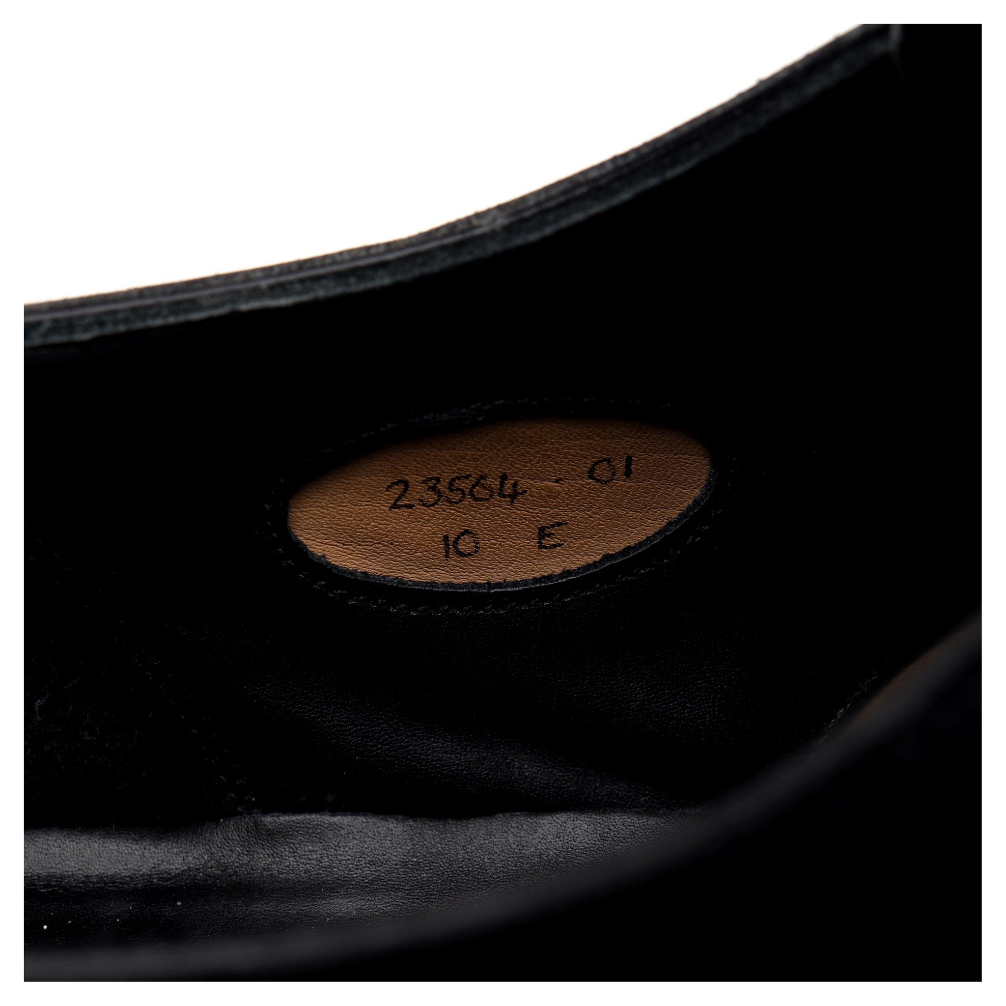 New & Lingwood oxford brogue cuir noir pointure UK 10