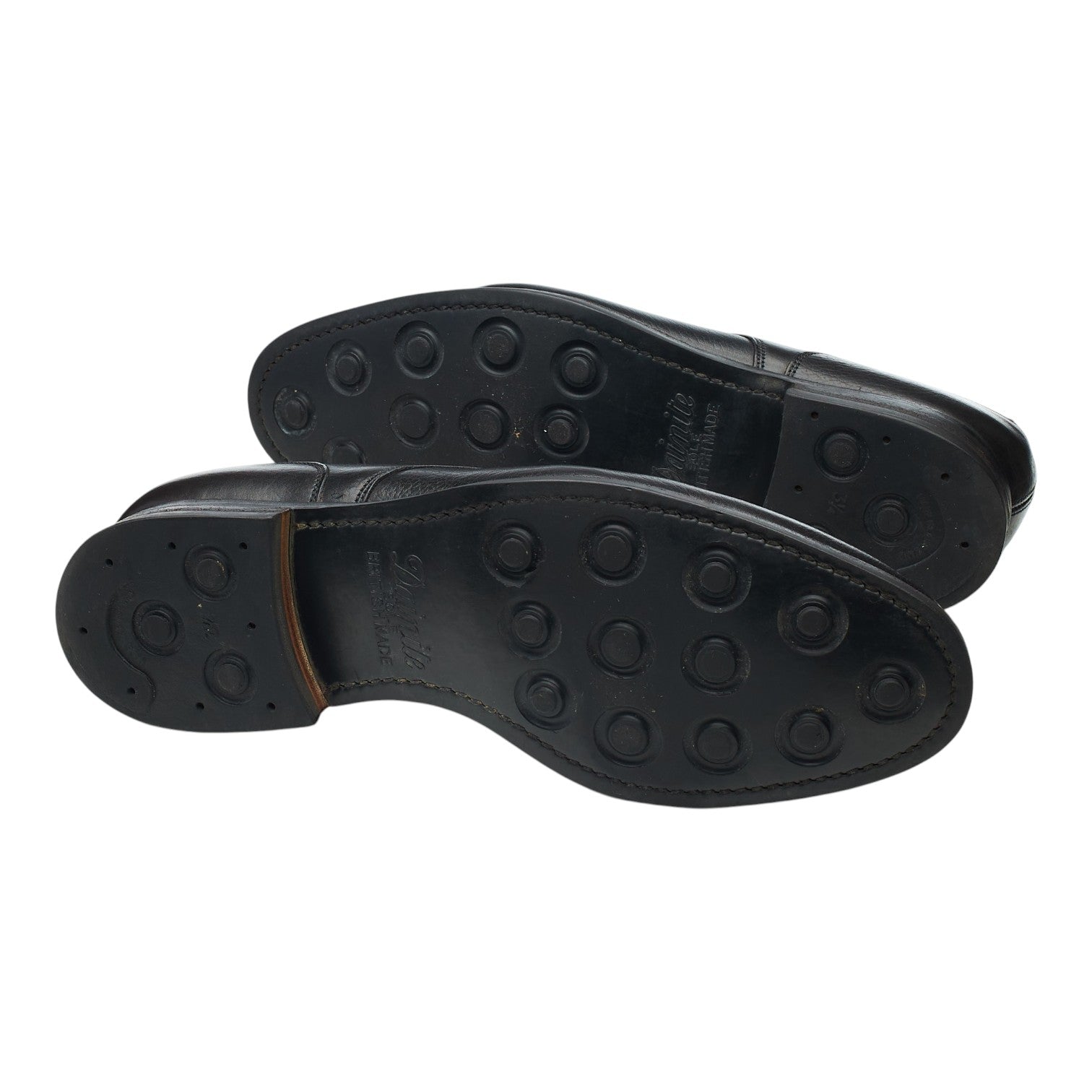 Peal & Co derby cuir grainé noir pointure UK 8.5