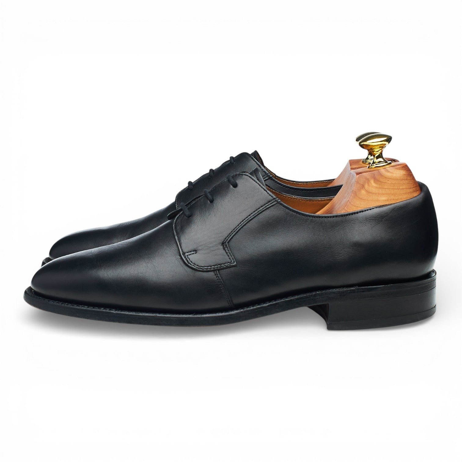 Barker derby cuir noir UK 7 étroit