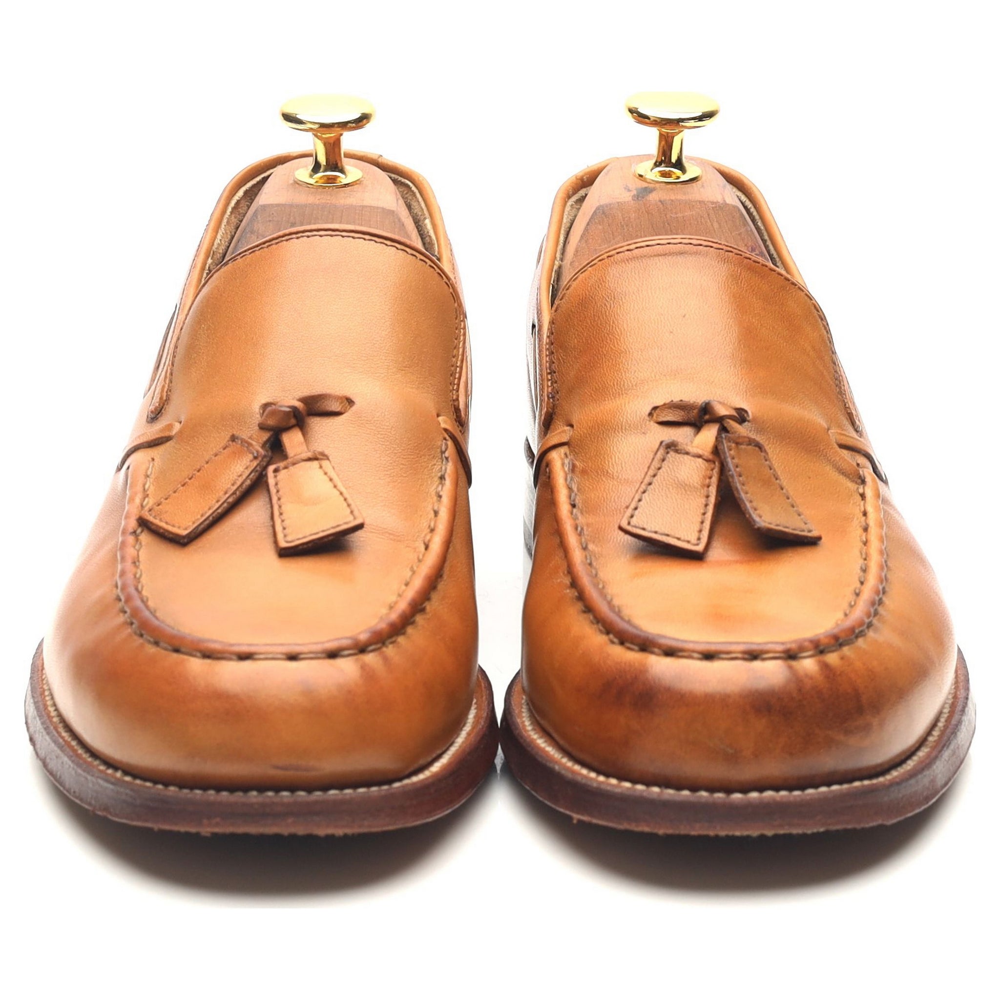 Grenson mocassins cuir marron tan UK 6 femme
