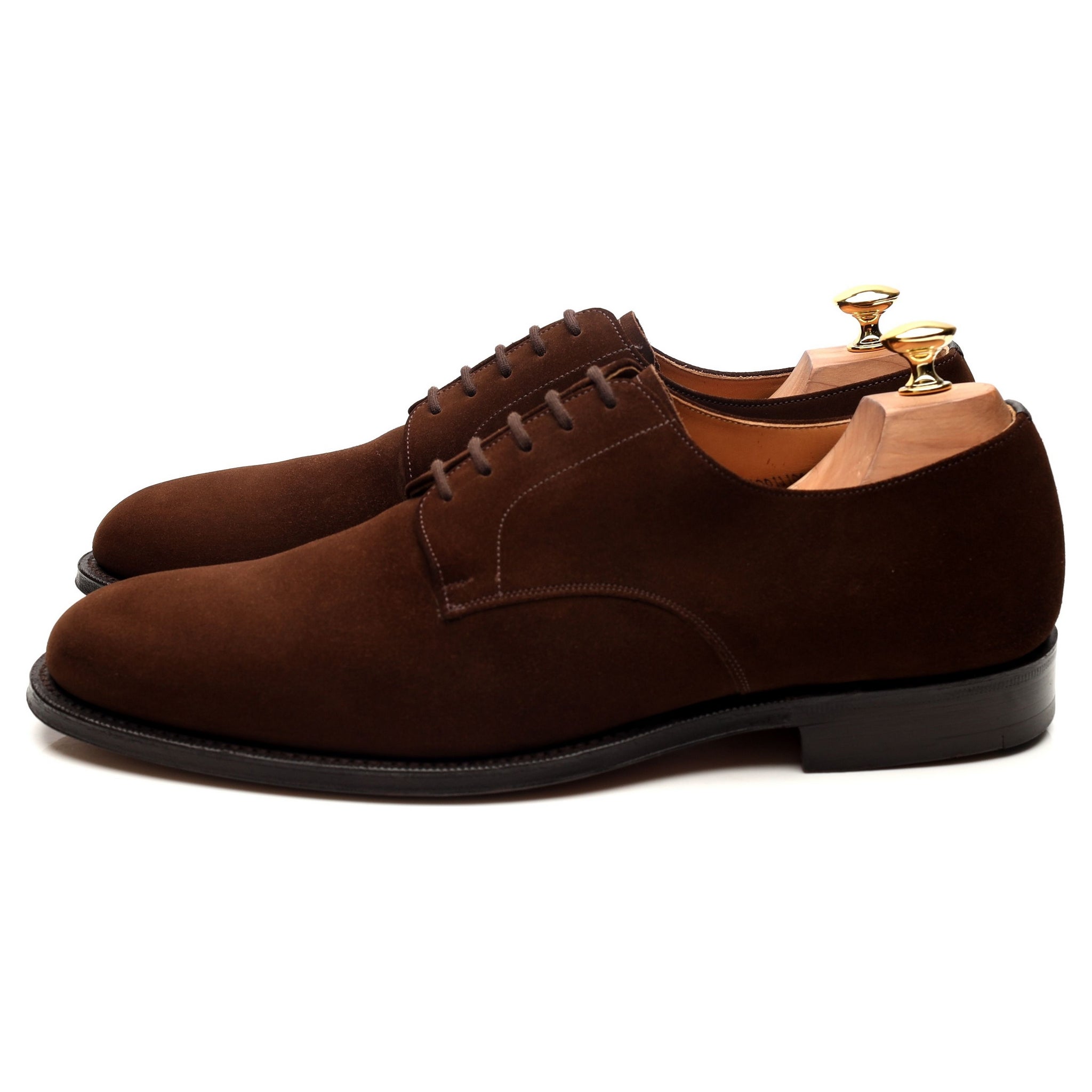 Church's Cranfield derby daim marron pointure UK 10 H