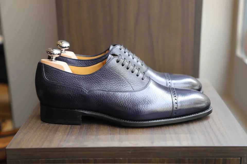Malfroid Astoria oxford cuir grainé cousu Goodyear