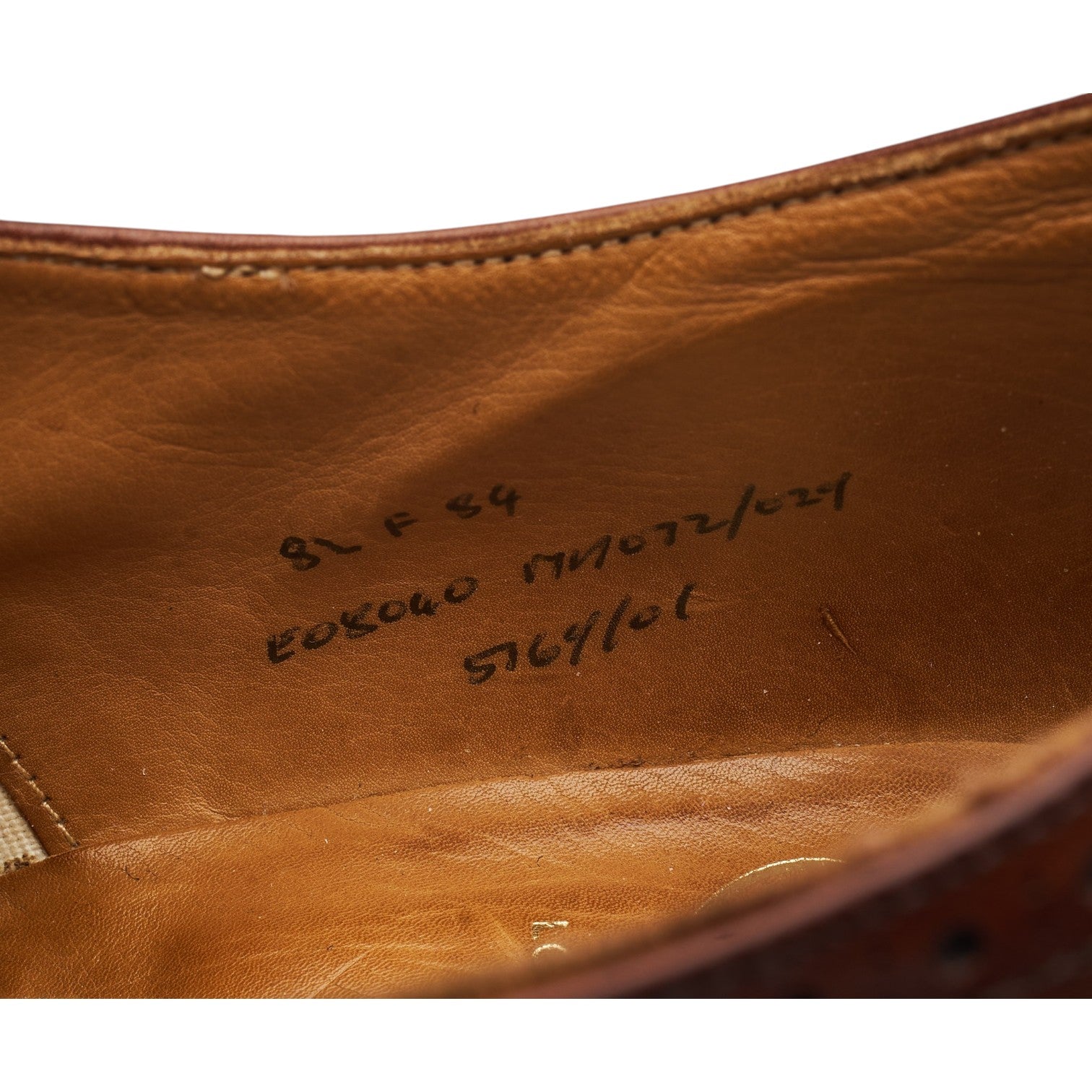 Church's Vintage oxford brogues cuir marron UK 8.5