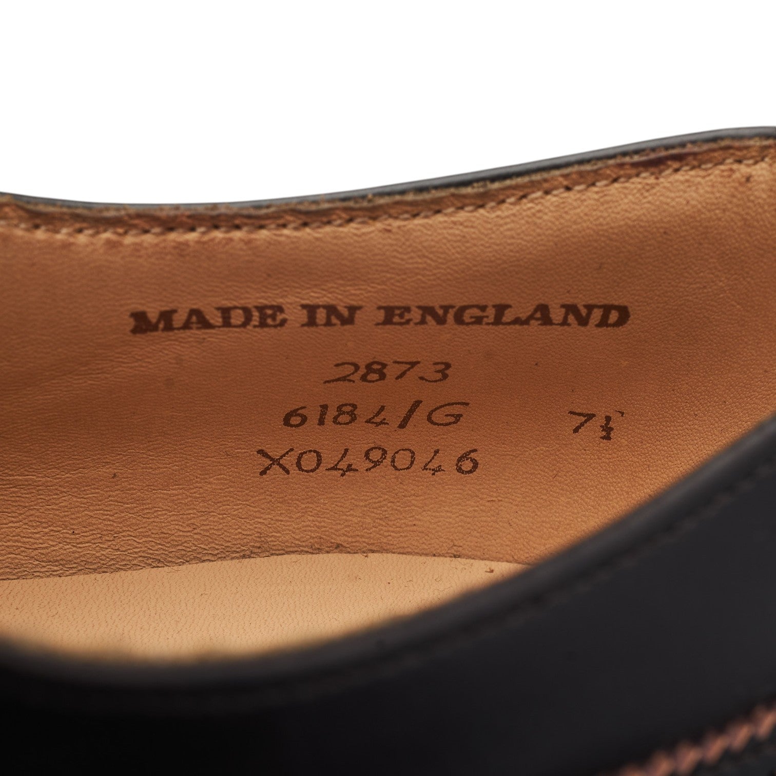 Cheaney 2873 richelieu cuir marron foncé 7,5 G
