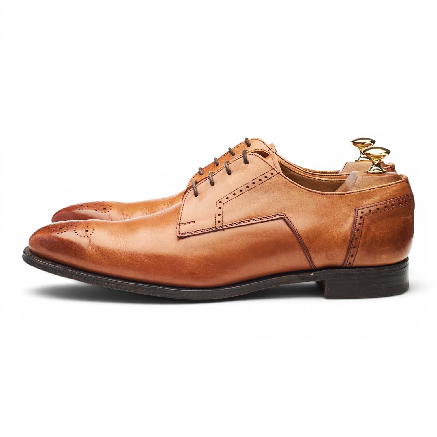 Cheaney Ewan derbies cuir marron clair 9.5 UK