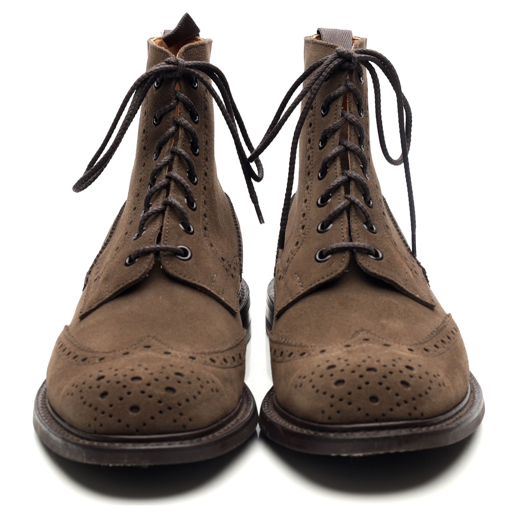 Tricker's Stow boots suède marron clair 9 UK